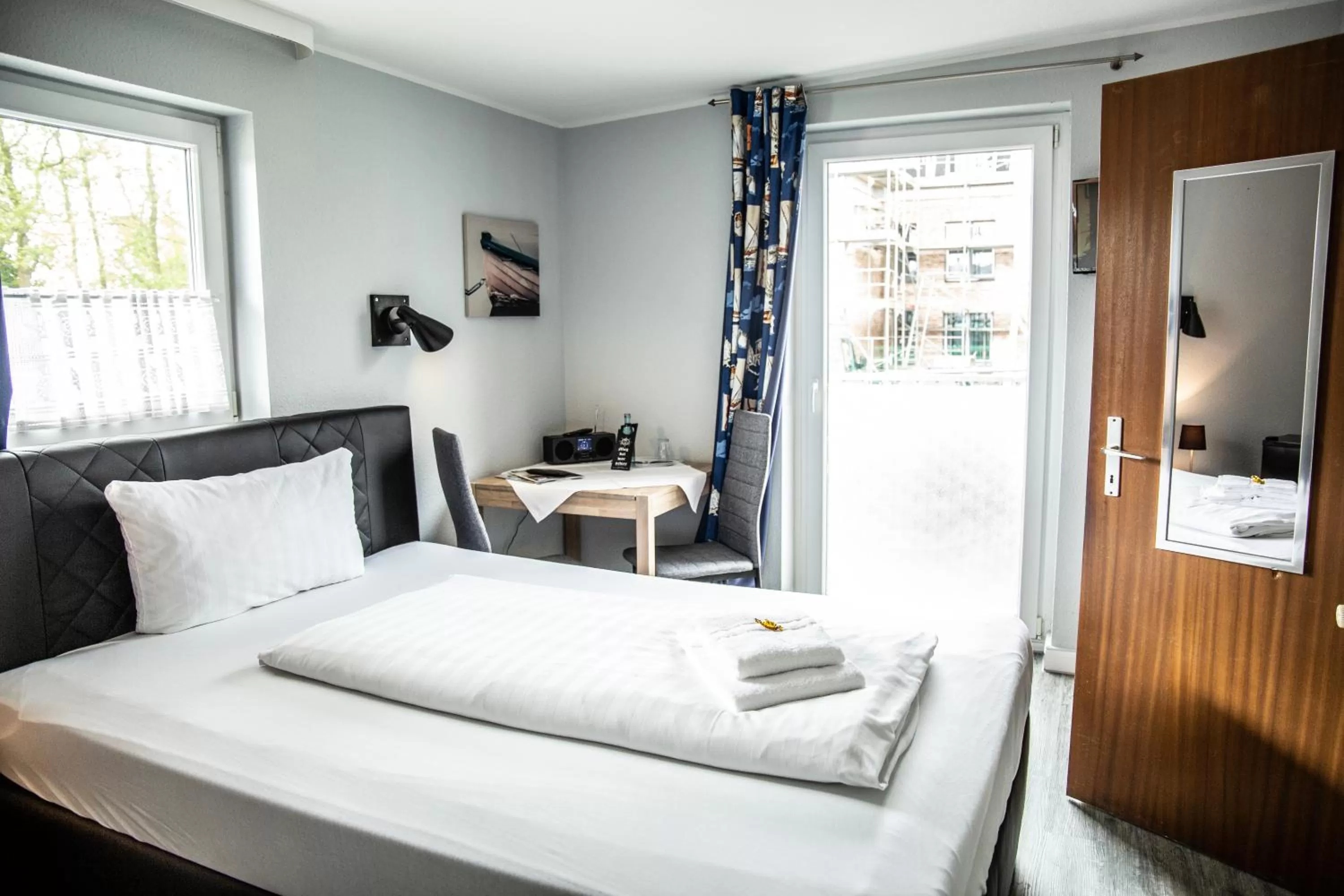 Bed in Hotel Tum Stüürmann