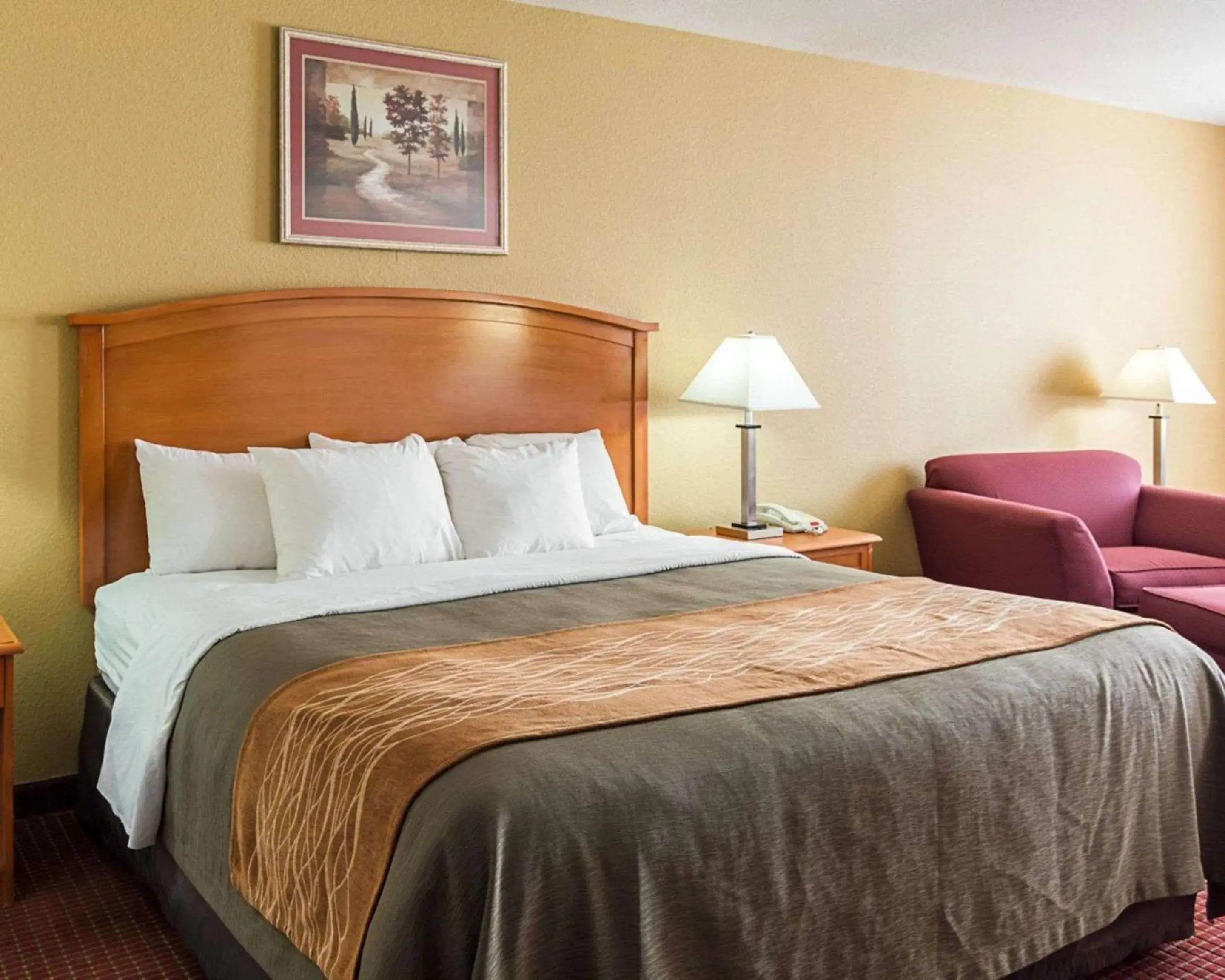 Photo of the whole room, Bed in Comfort Inn & Suites Chesapeake - Portsmouth