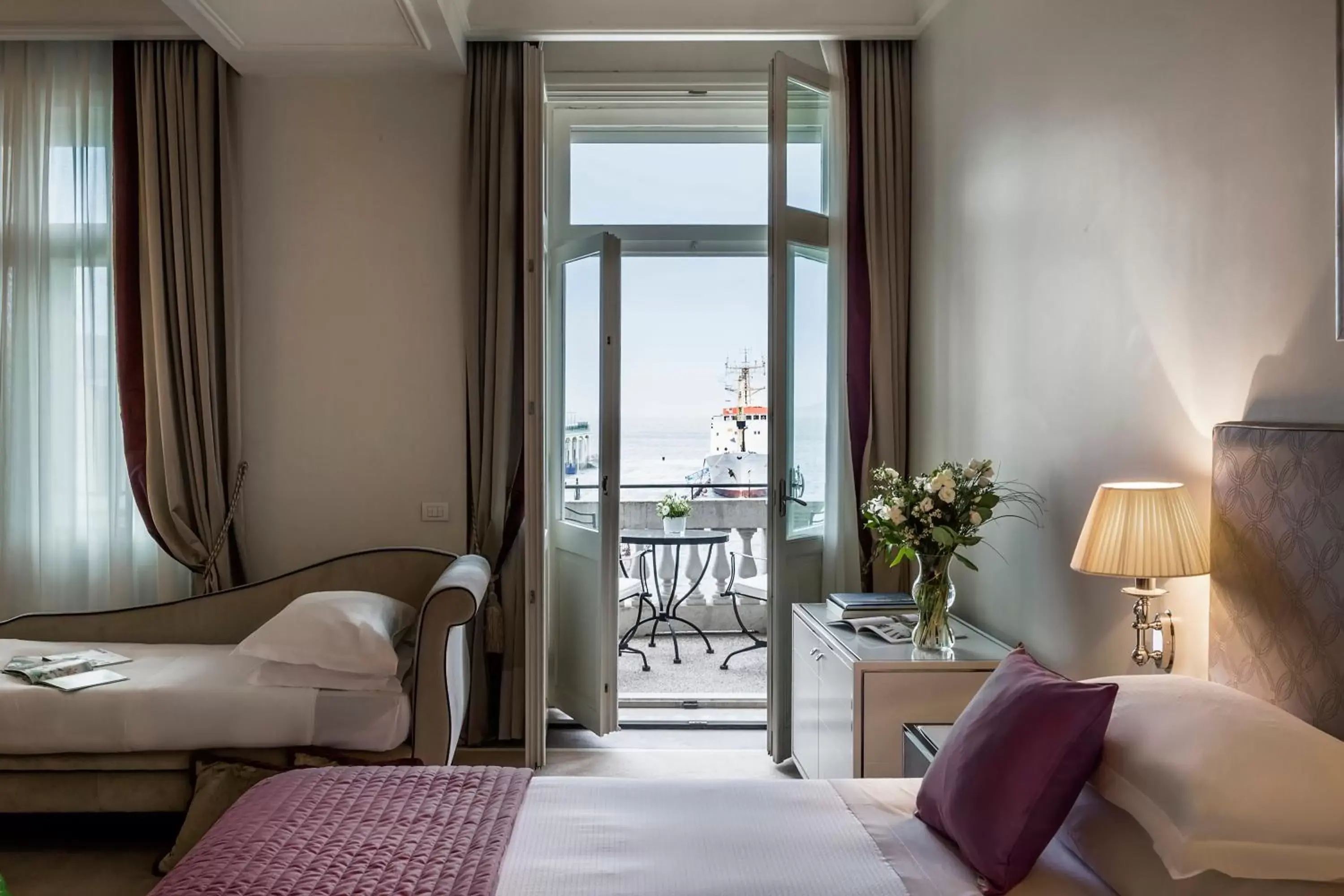 Balcony/Terrace in Savoia Excelsior Palace Trieste - Starhotels Collezione