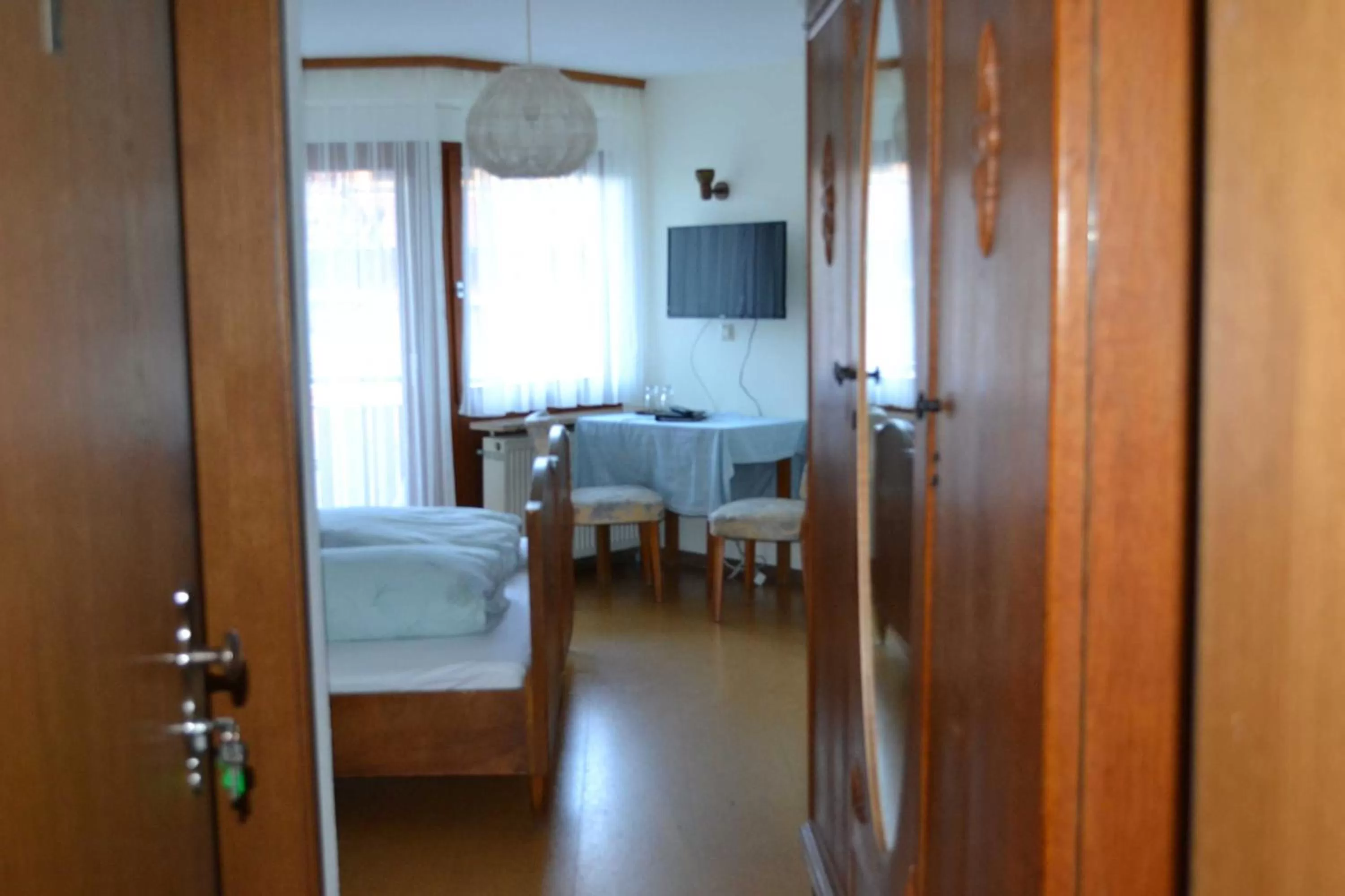 TV and multimedia, Bed in Gaestehaus Tagescafe Eckenfels