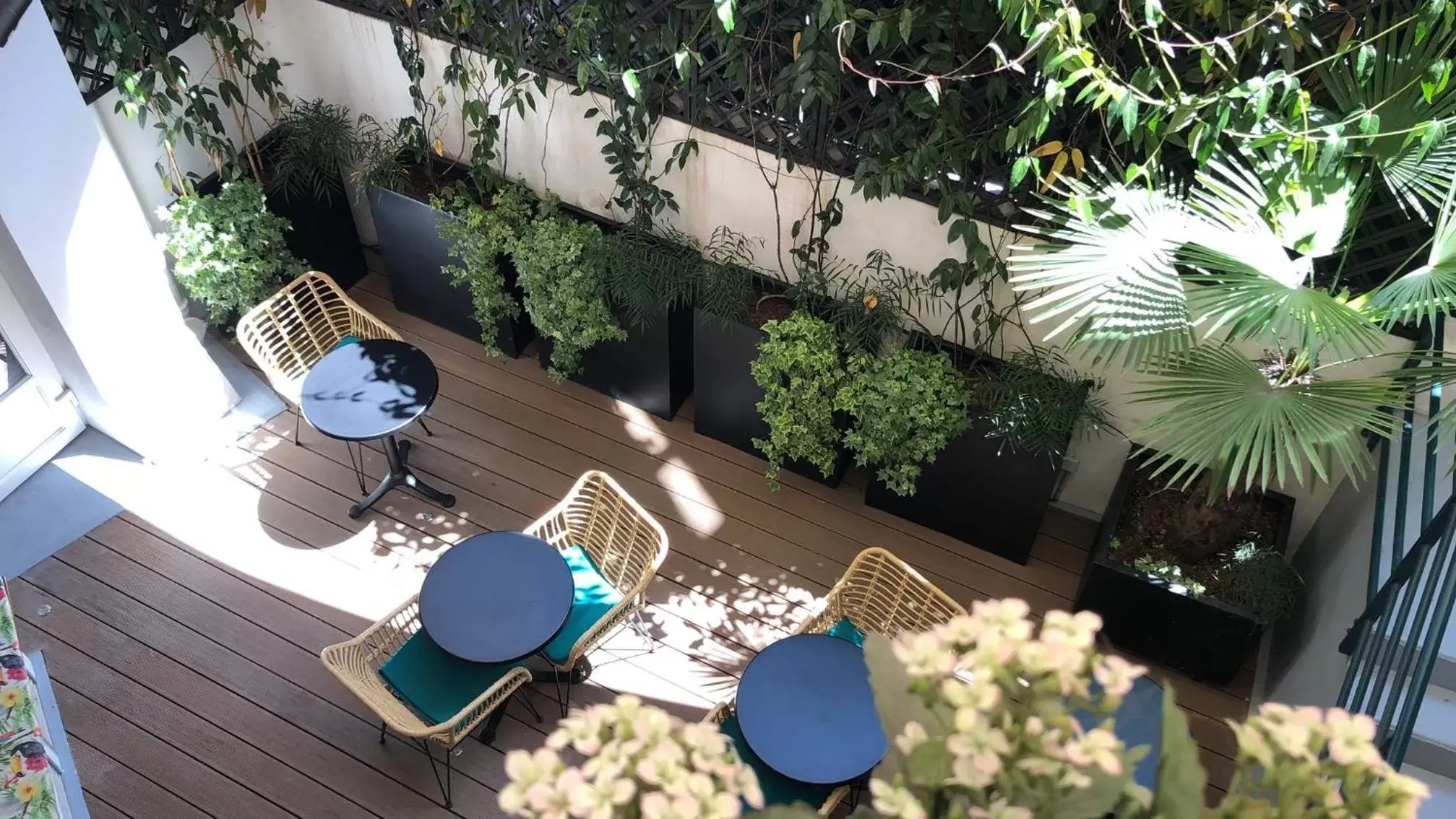 Patio in Hotel Apolonia Paris Montmartre; Sure Hotel Collection by Best Western