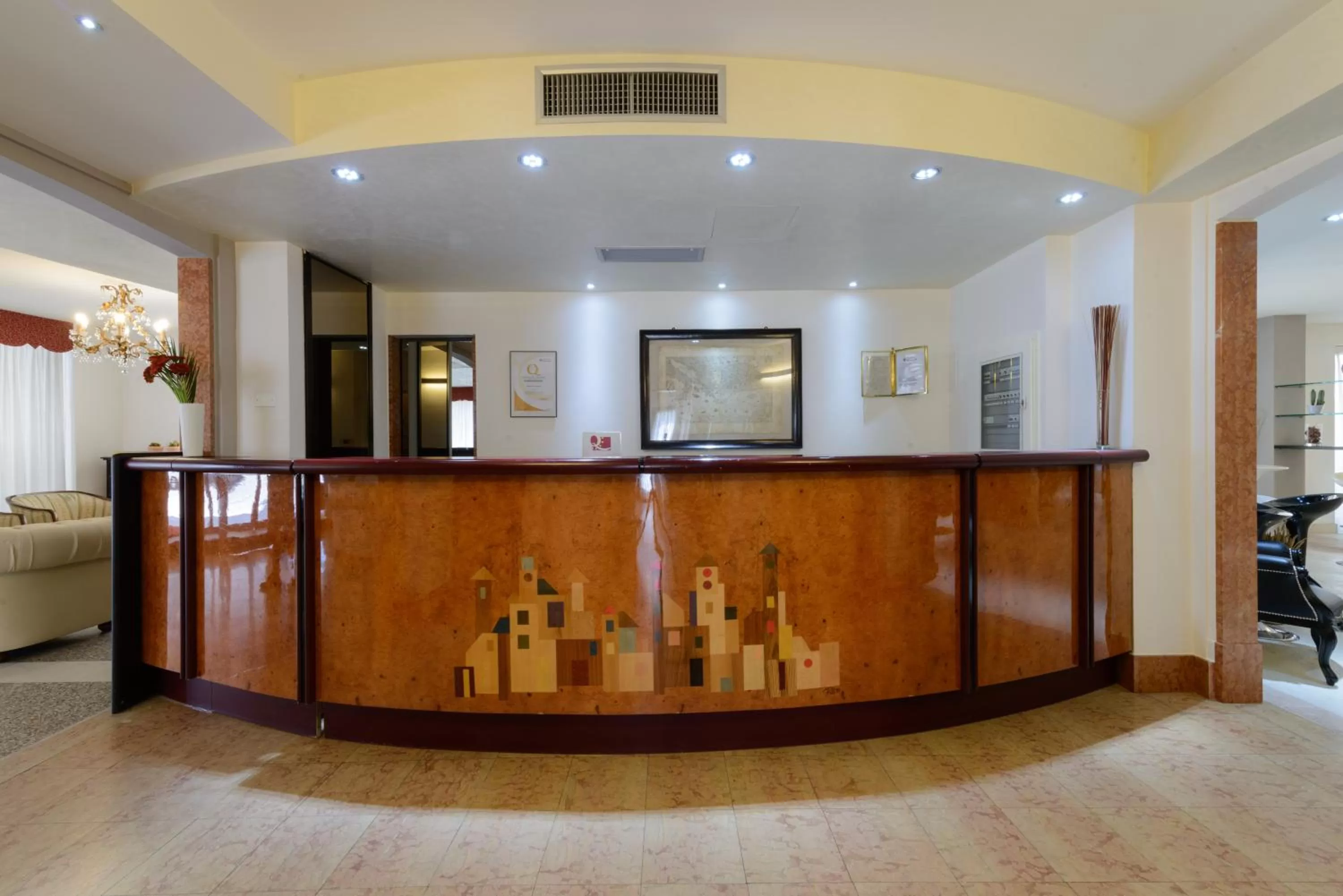 Lobby or reception in Corte Ongaro Hotel