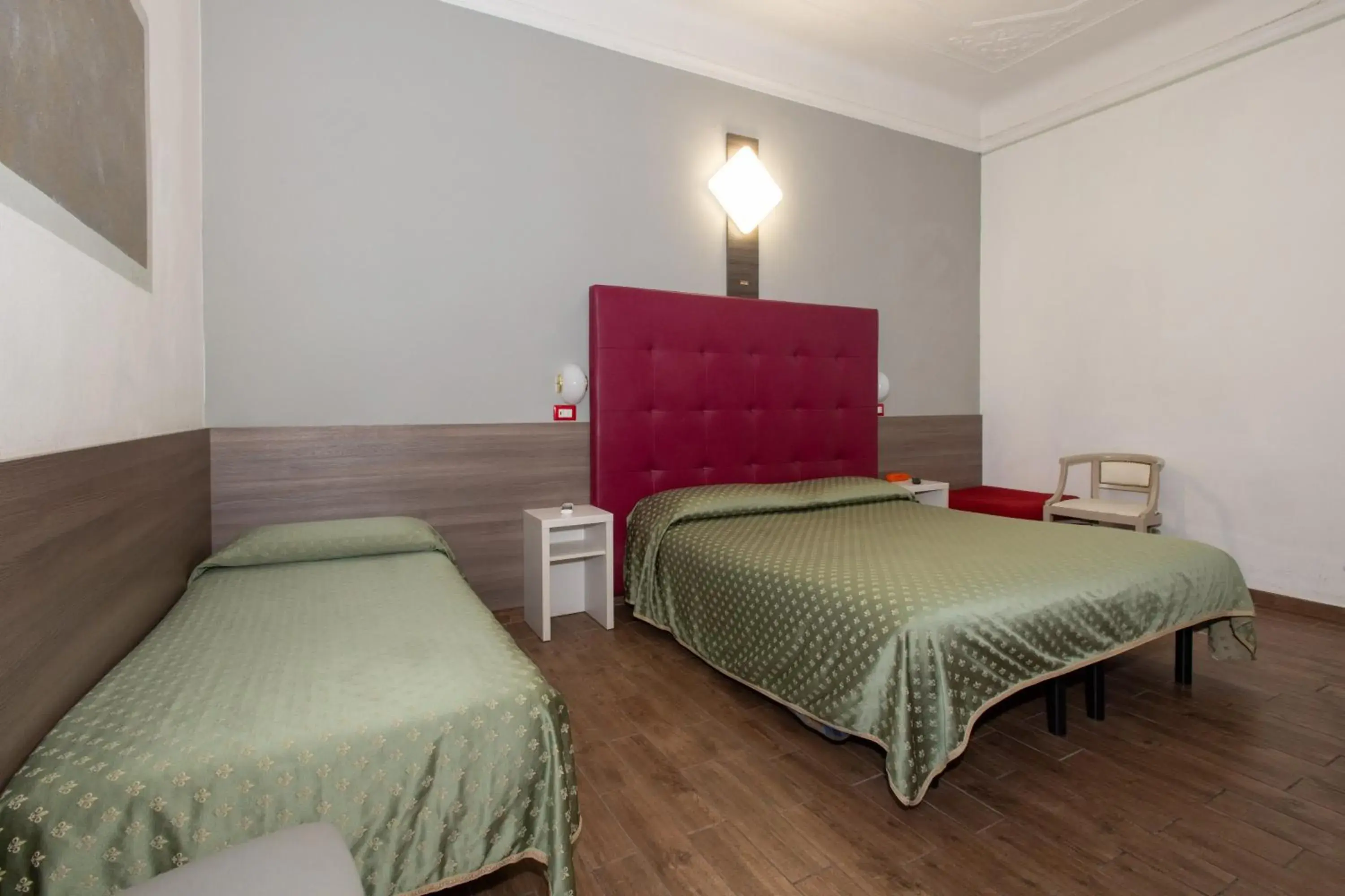 Bed in Hotel Piola