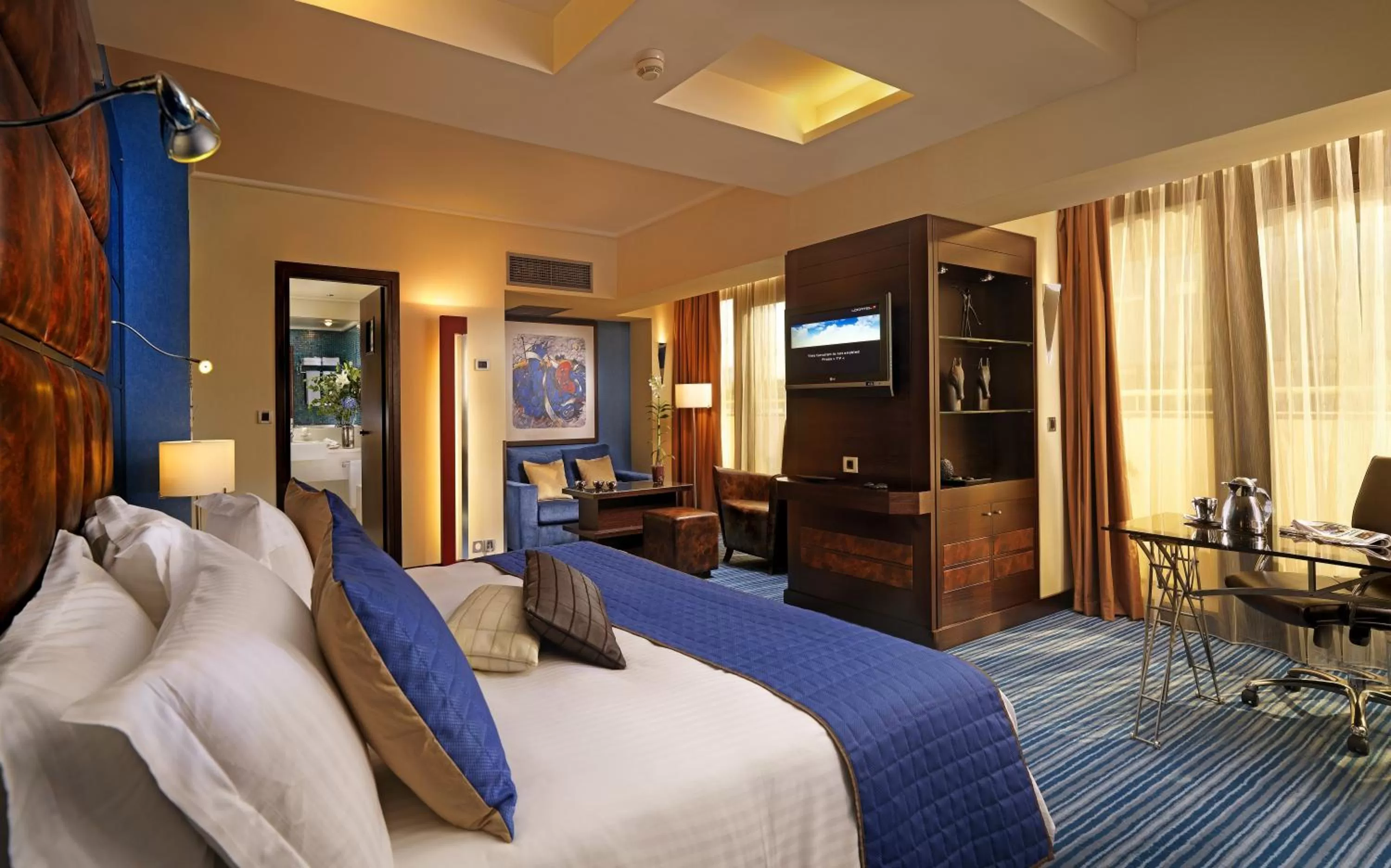 Photo of the whole room, Bed in Crowne Plaza Athens City Centre by IHG