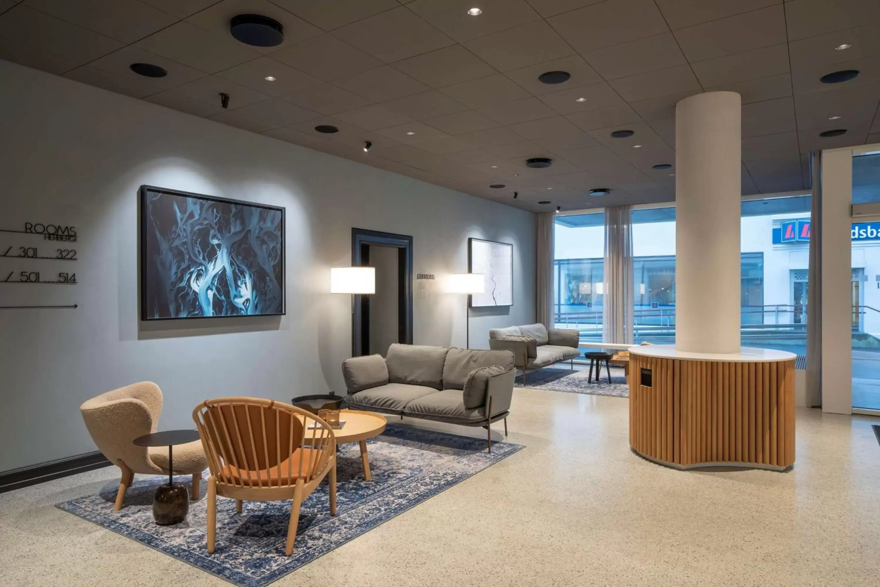 Lobby or reception in Radisson Blu 1919 Hotel, Reykjavík