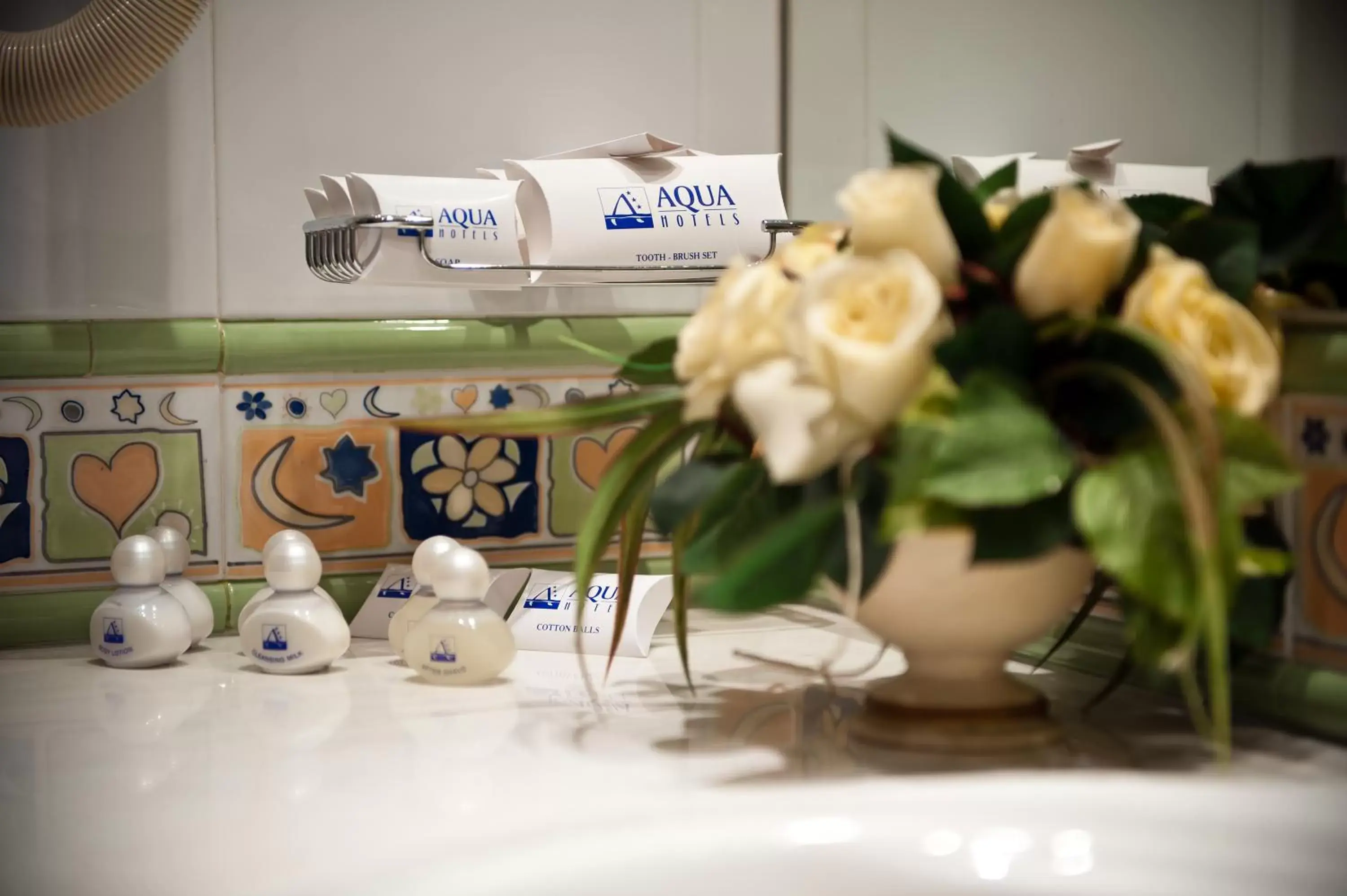 Bathroom in Aqua Hotel