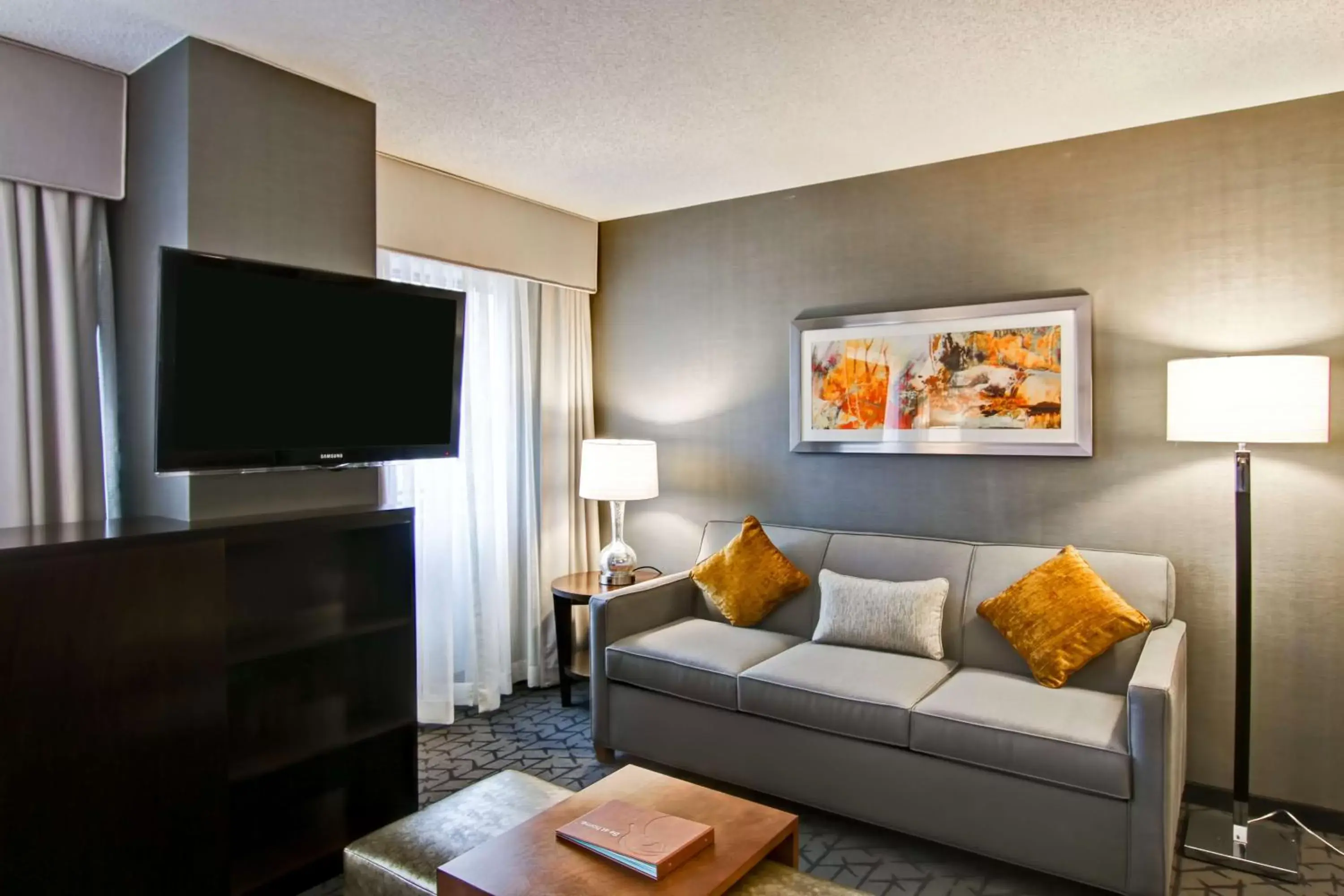 Living room, Seating Area in Homewood Suites by Hilton Gaithersburg/Washington, DC North