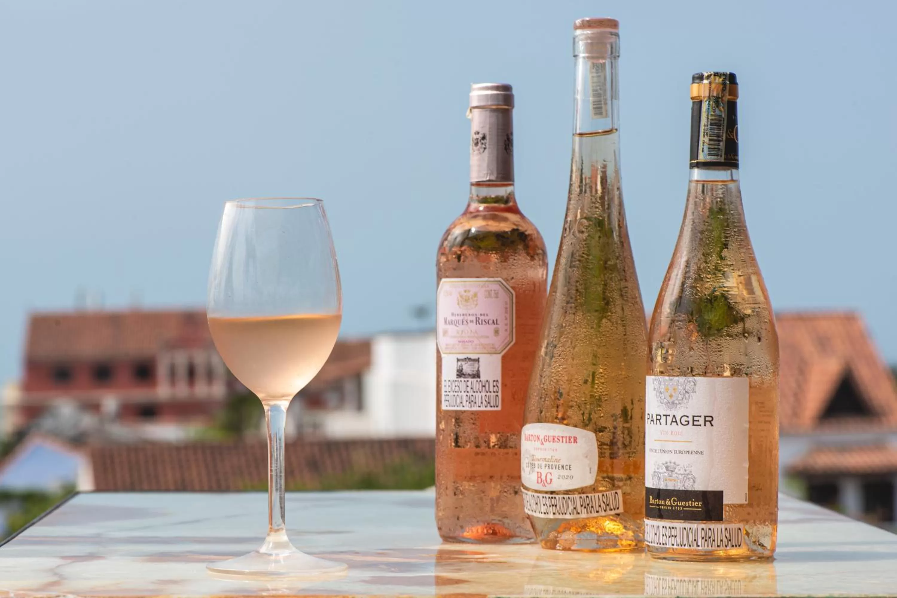 Alcoholic drinks in Townhouse Boutique Hotel