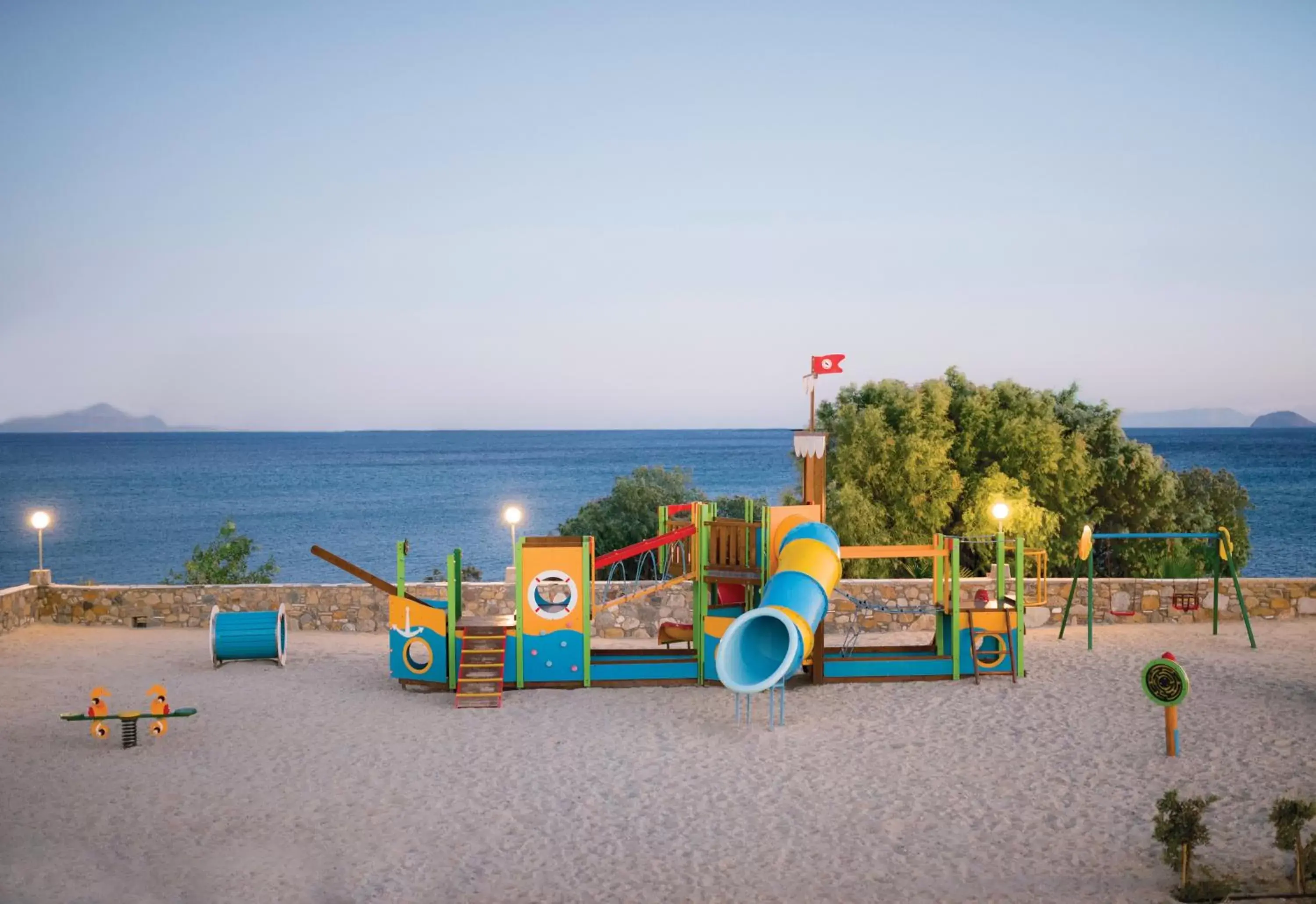 Children's Play Area in Grand Blue Beach Hotel