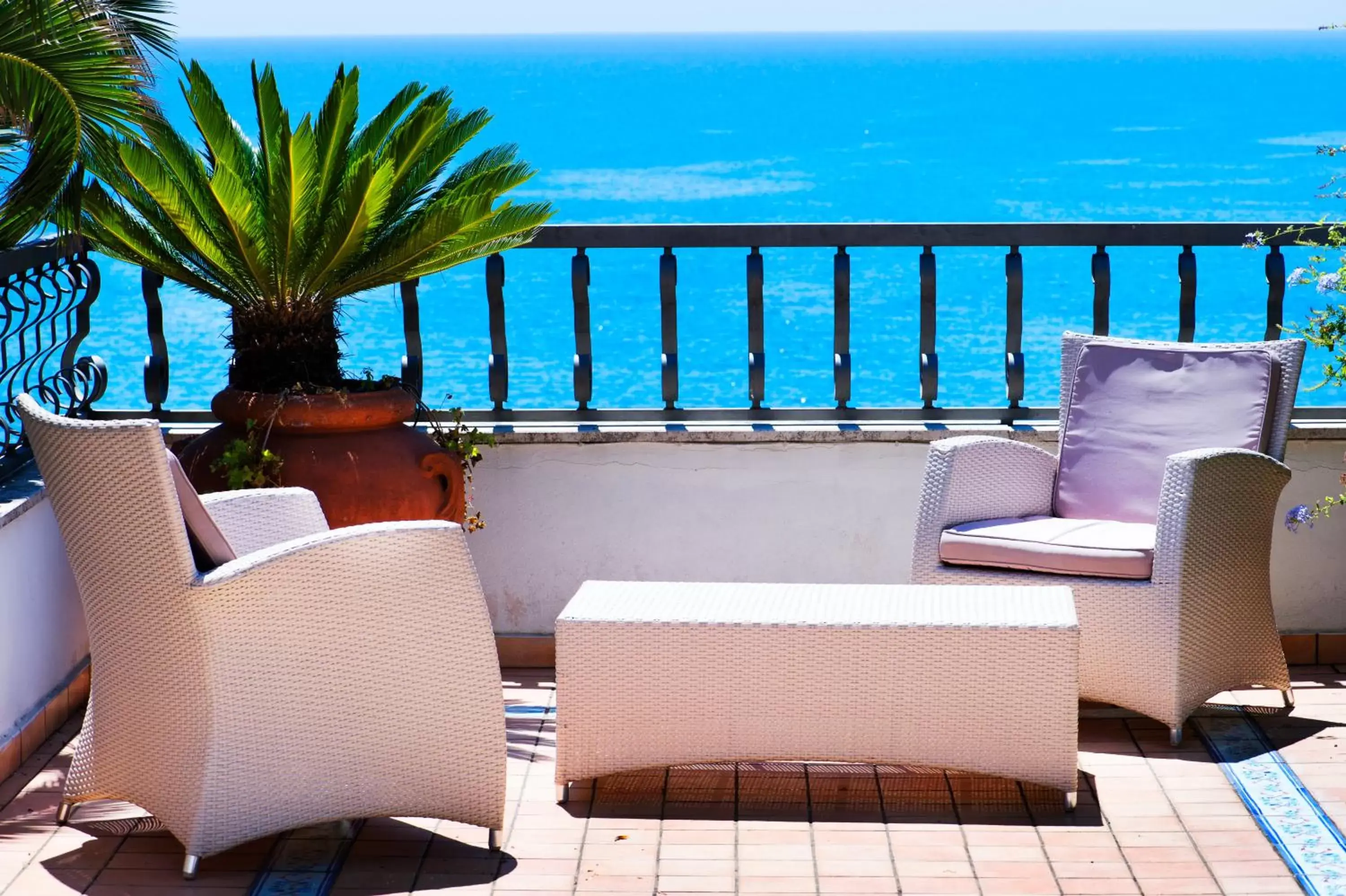 Balcony/Terrace in Grande Albergo Miramare