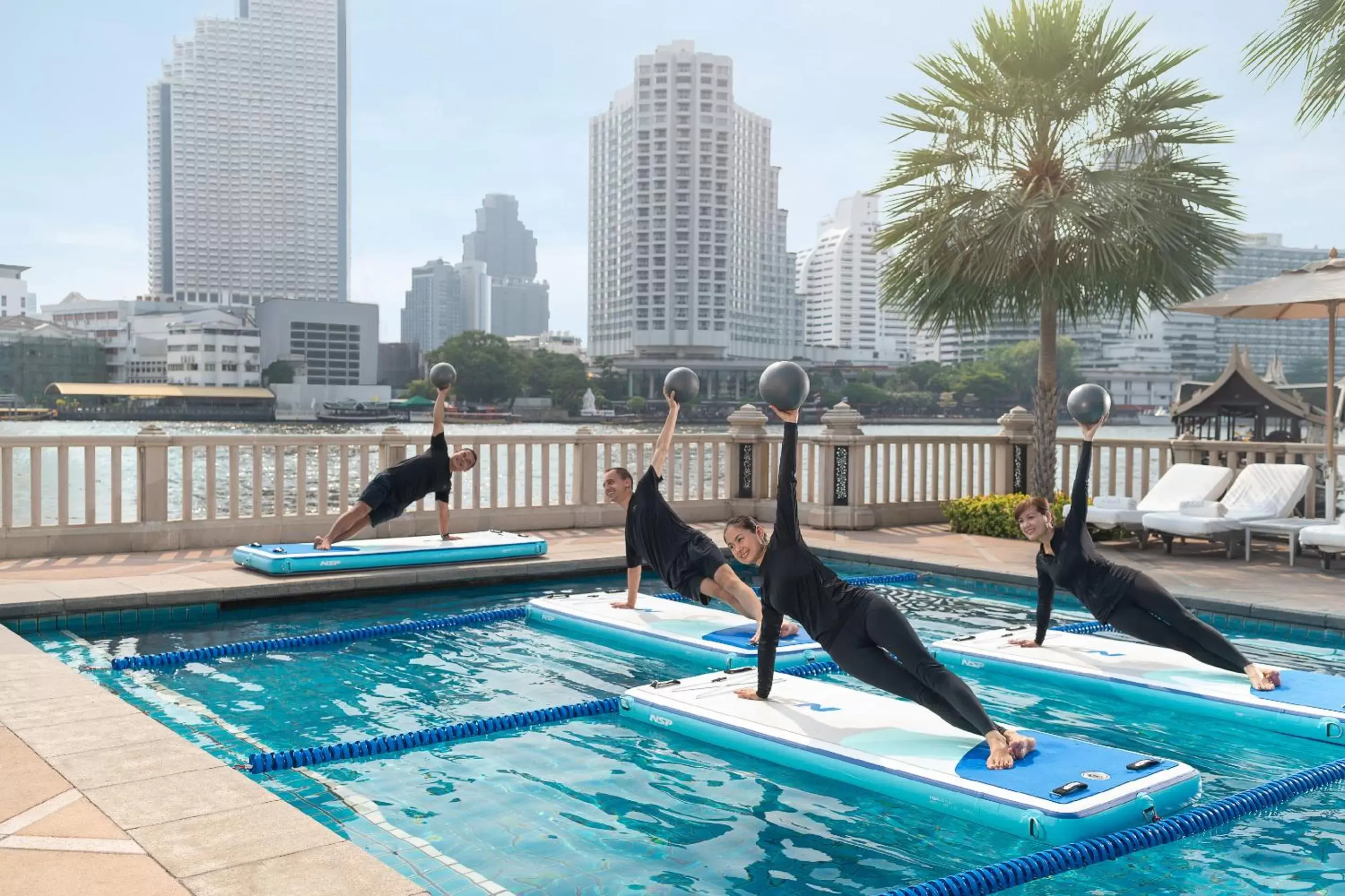 Sports, Swimming Pool in The Peninsula Bangkok - SHA Extra Plus