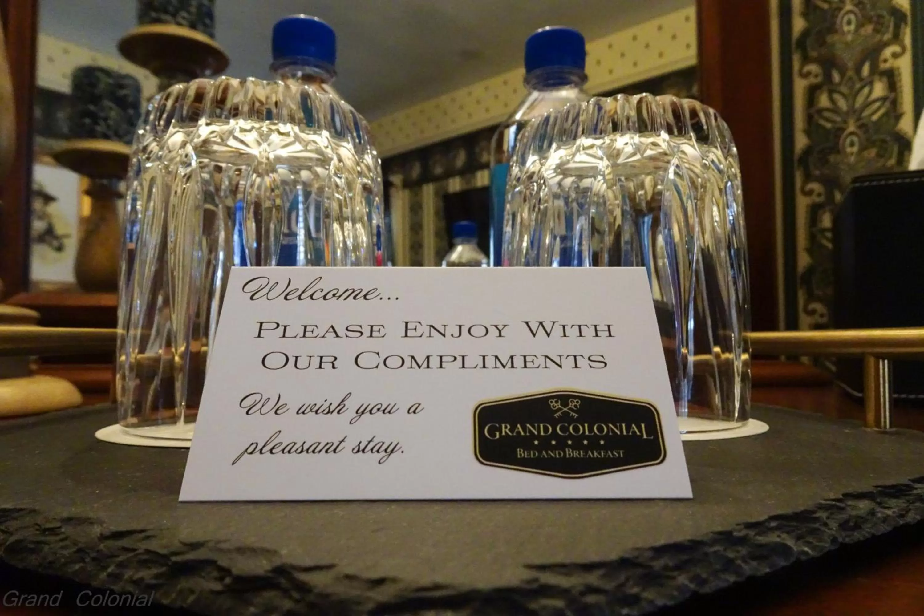 Decorative detail in Grand Colonial Bed and Breakfast