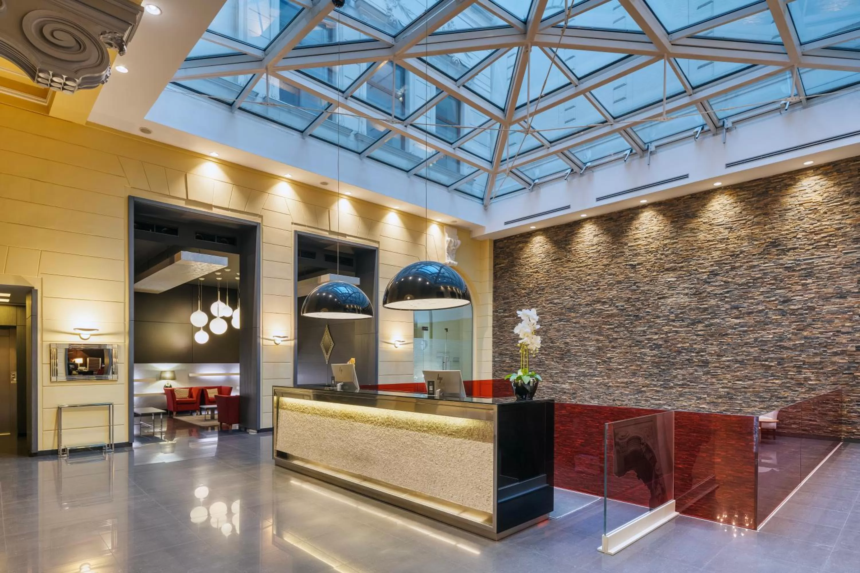 Lobby or reception in Eurostars Palazzo Zichy