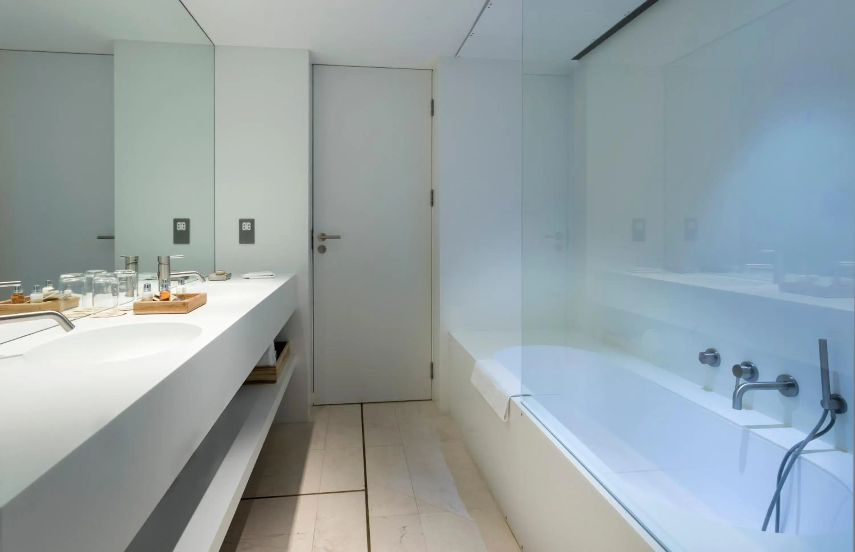 Bathroom in Sense Hotel Sofia, a Member of Design Hotels