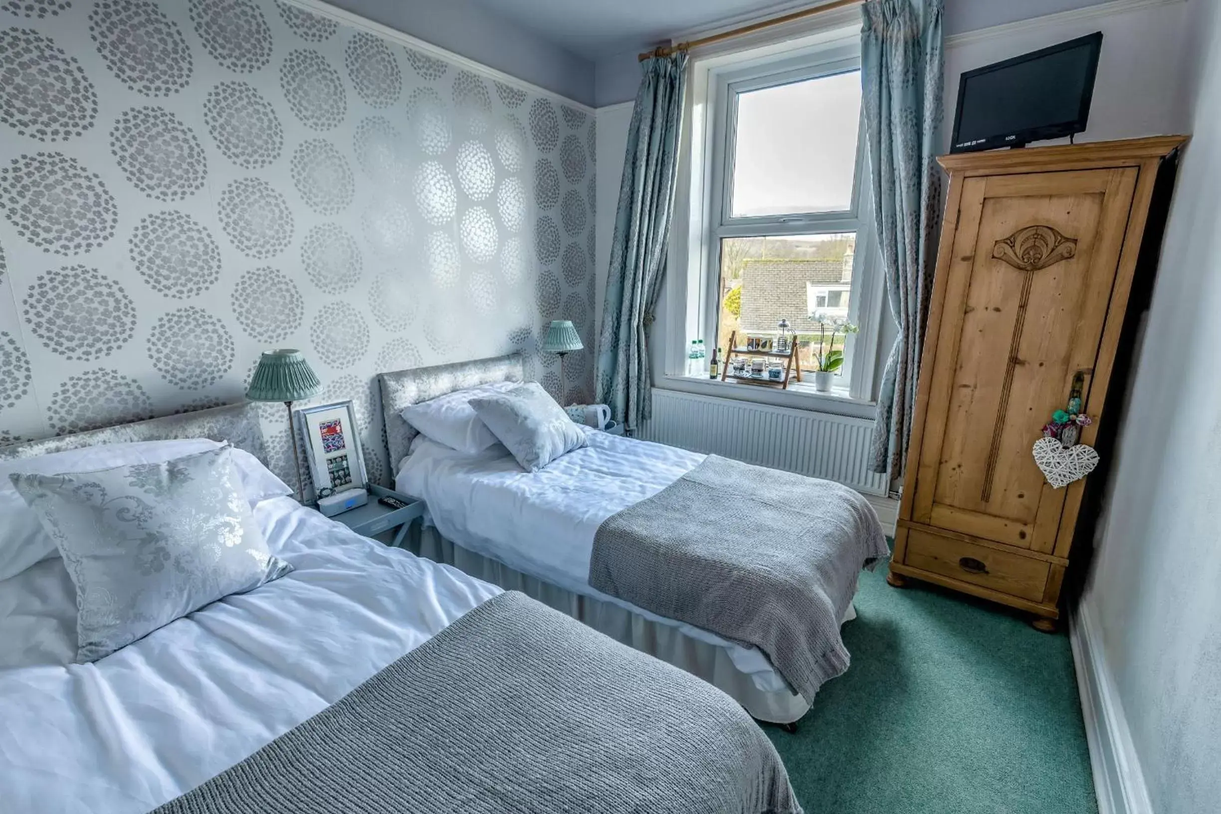 Bedroom, Bed in Craiglands Bed and Breakfast, Grassington