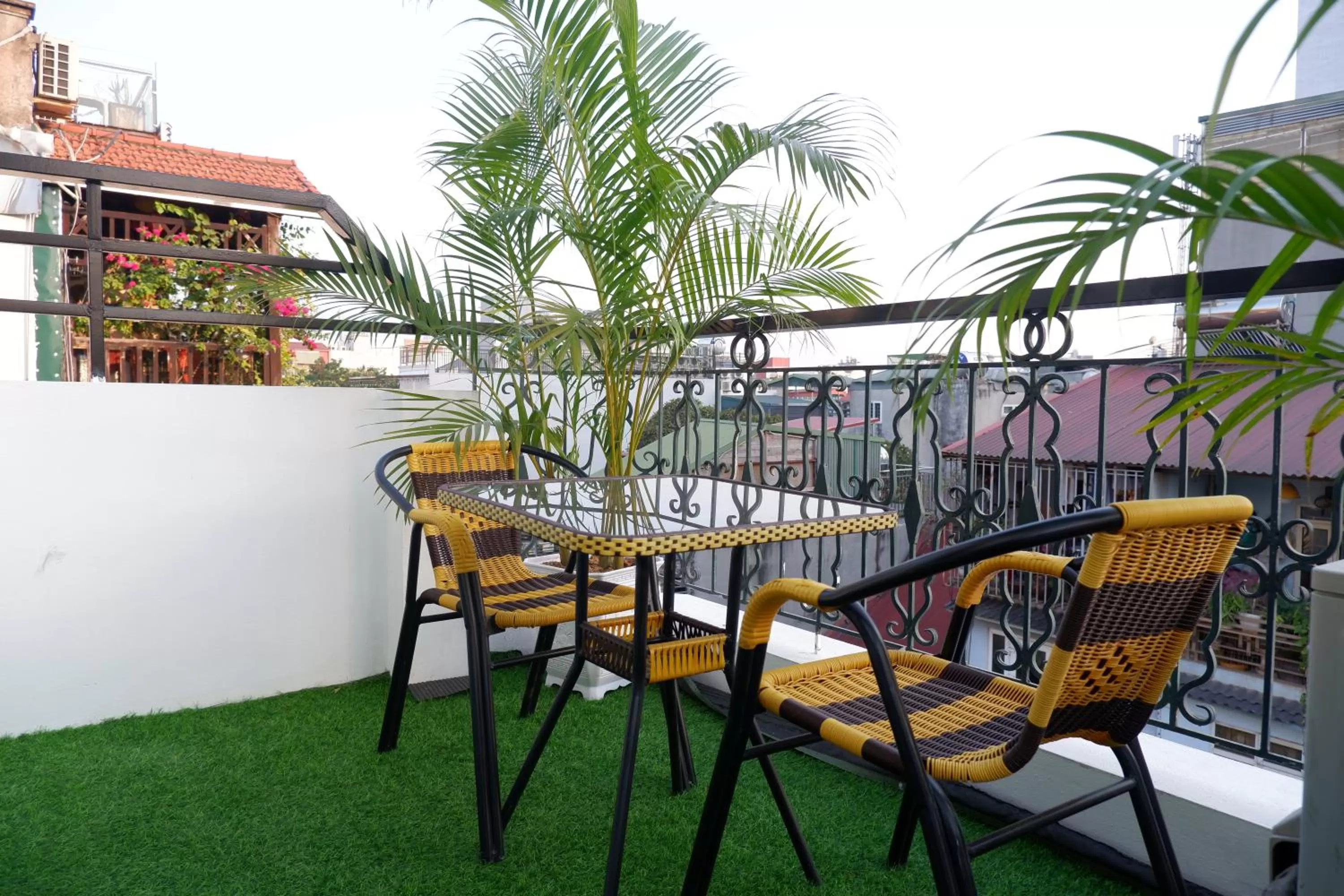 Balcony/Terrace in Hanoi Old Quarter Hotel