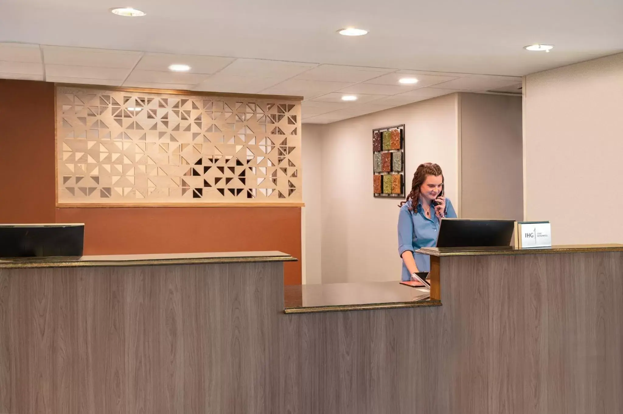 Lobby or reception, Lobby/Reception in Candlewood Suites Watertown Fort Drum, an IHG Hotel