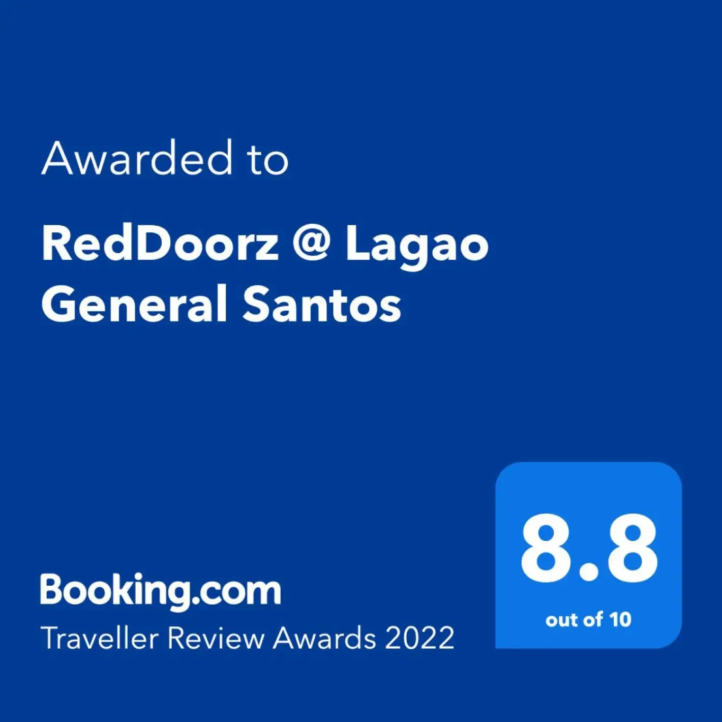 Logo/Certificate/Sign/Award in RedDoorz @ Lagao General Santos
