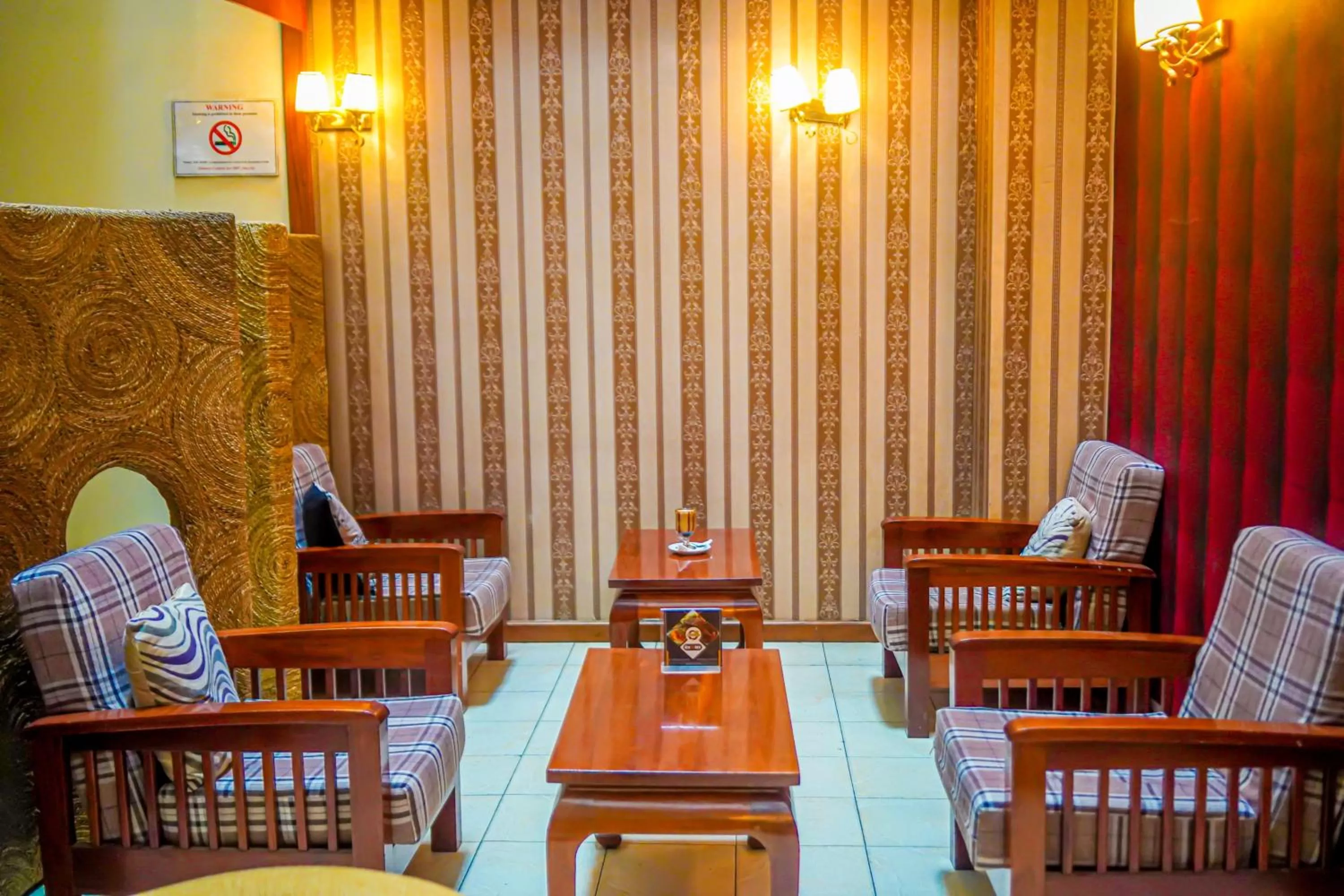 Seating area in After 40 Hotel