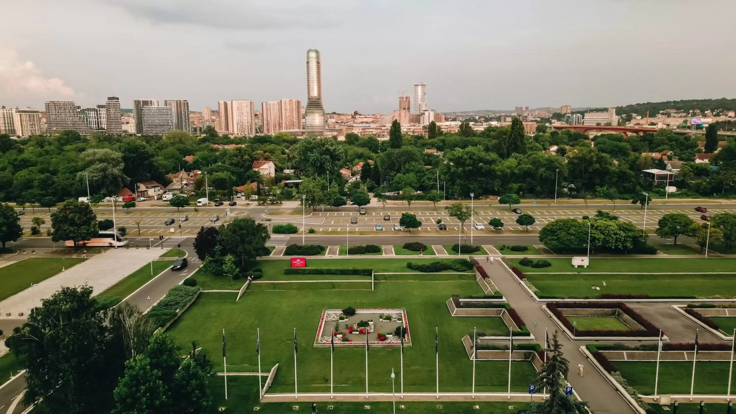 Property building, Bird's-eye View in Crowne Plaza Belgrade, an IHG Hotel