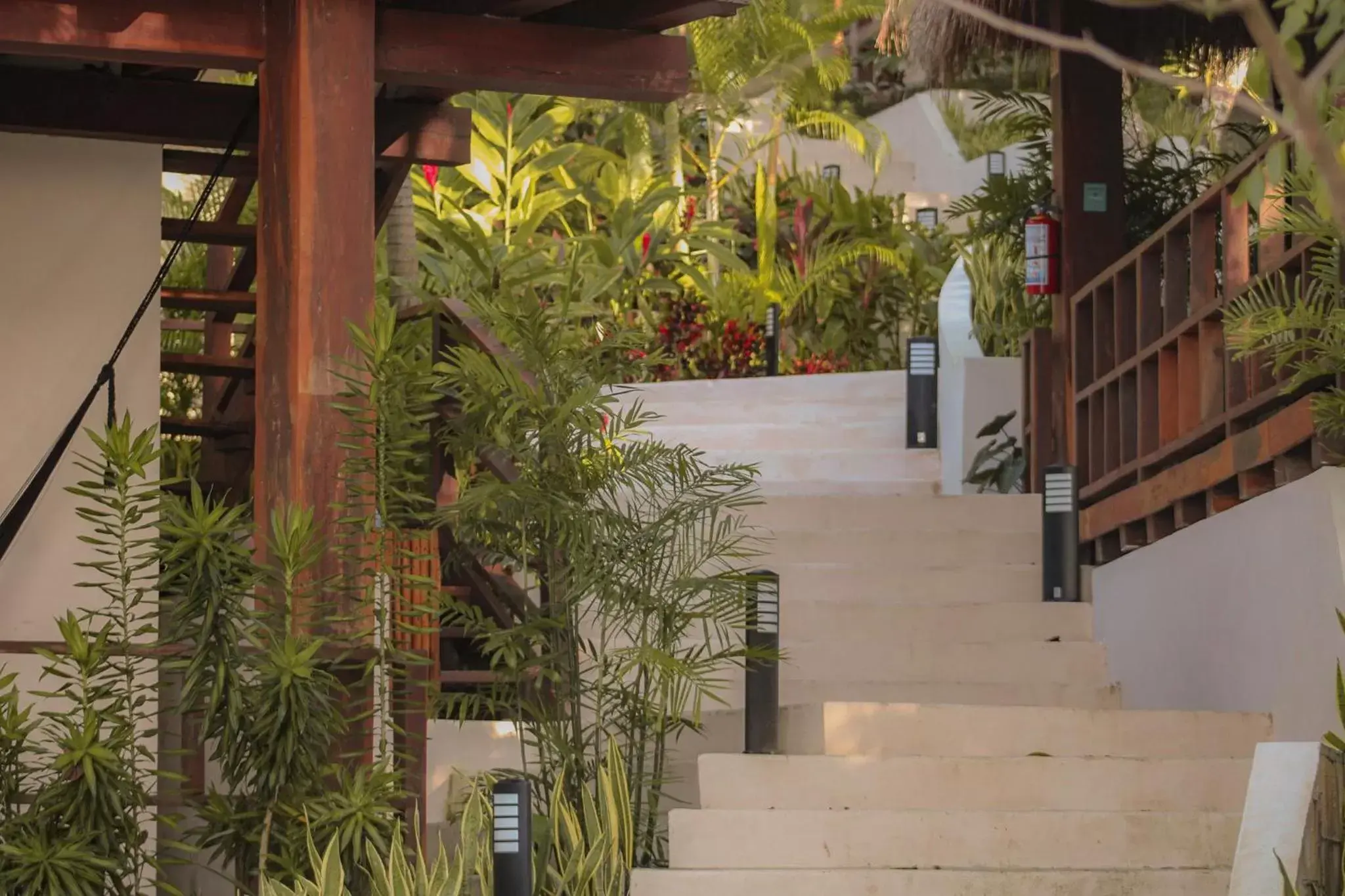 Balcony/Terrace in Khaban Bacalar Hotel Boutique