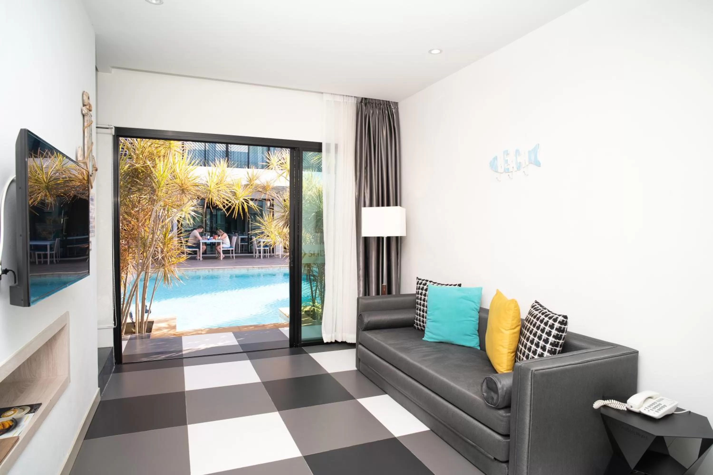 Living room in Krabi SeaBass Hotel