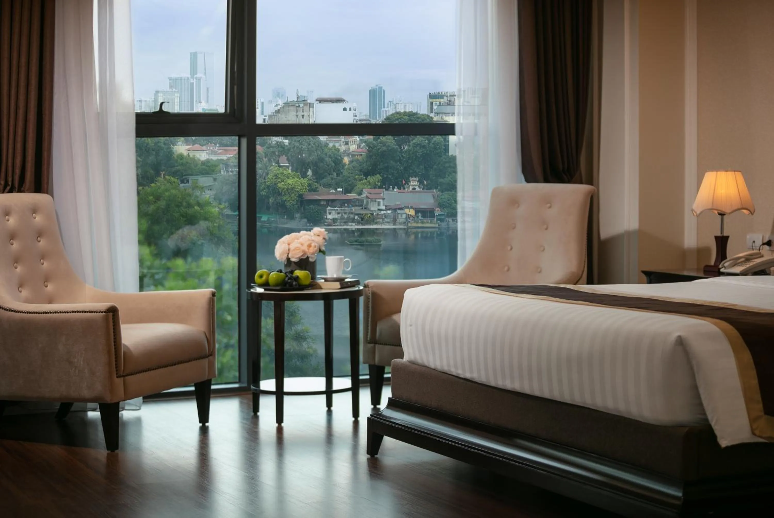 Lake view, Bed in Adonis Hotel