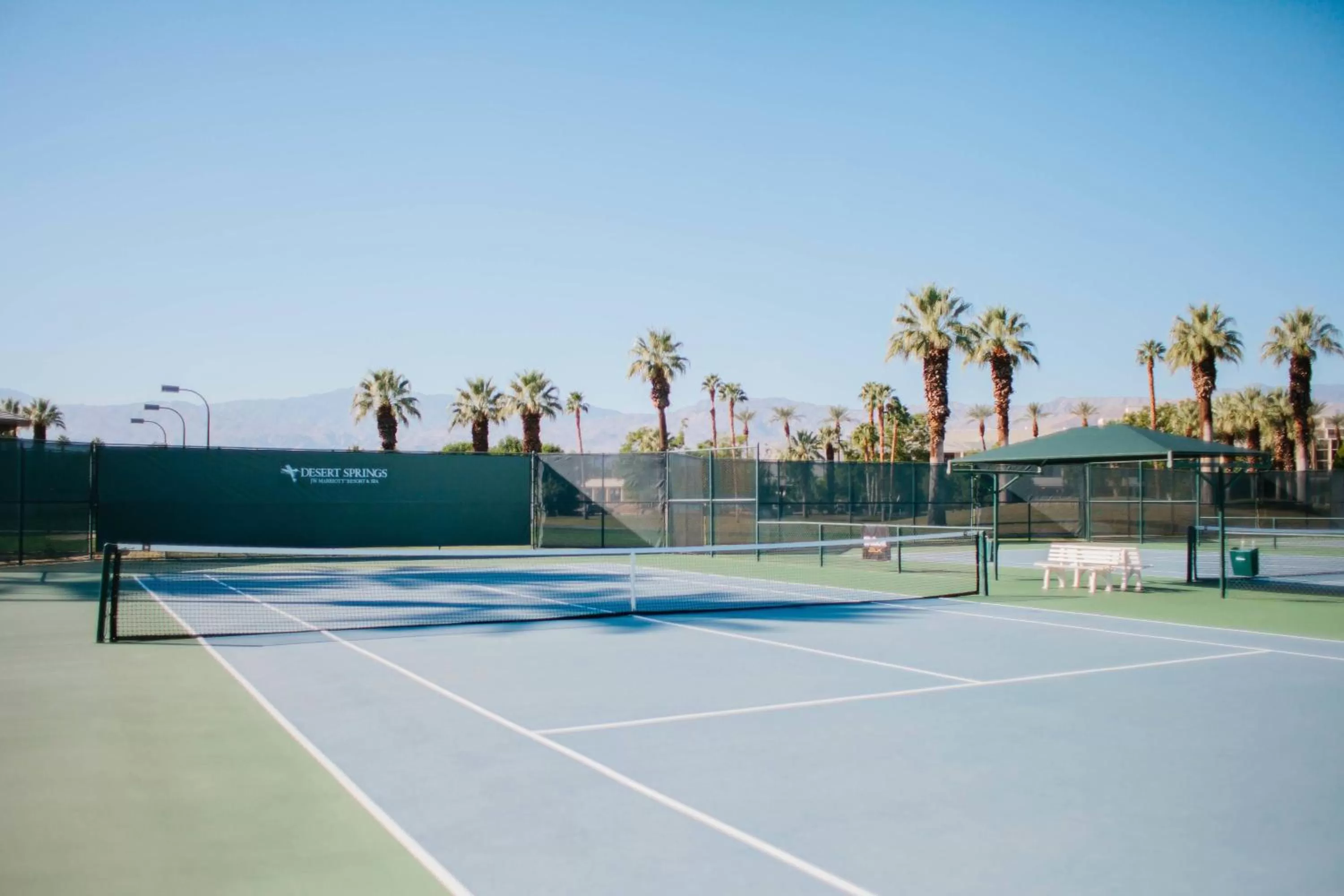Tennis court in JW Marriott Desert Springs Resort & Spa
