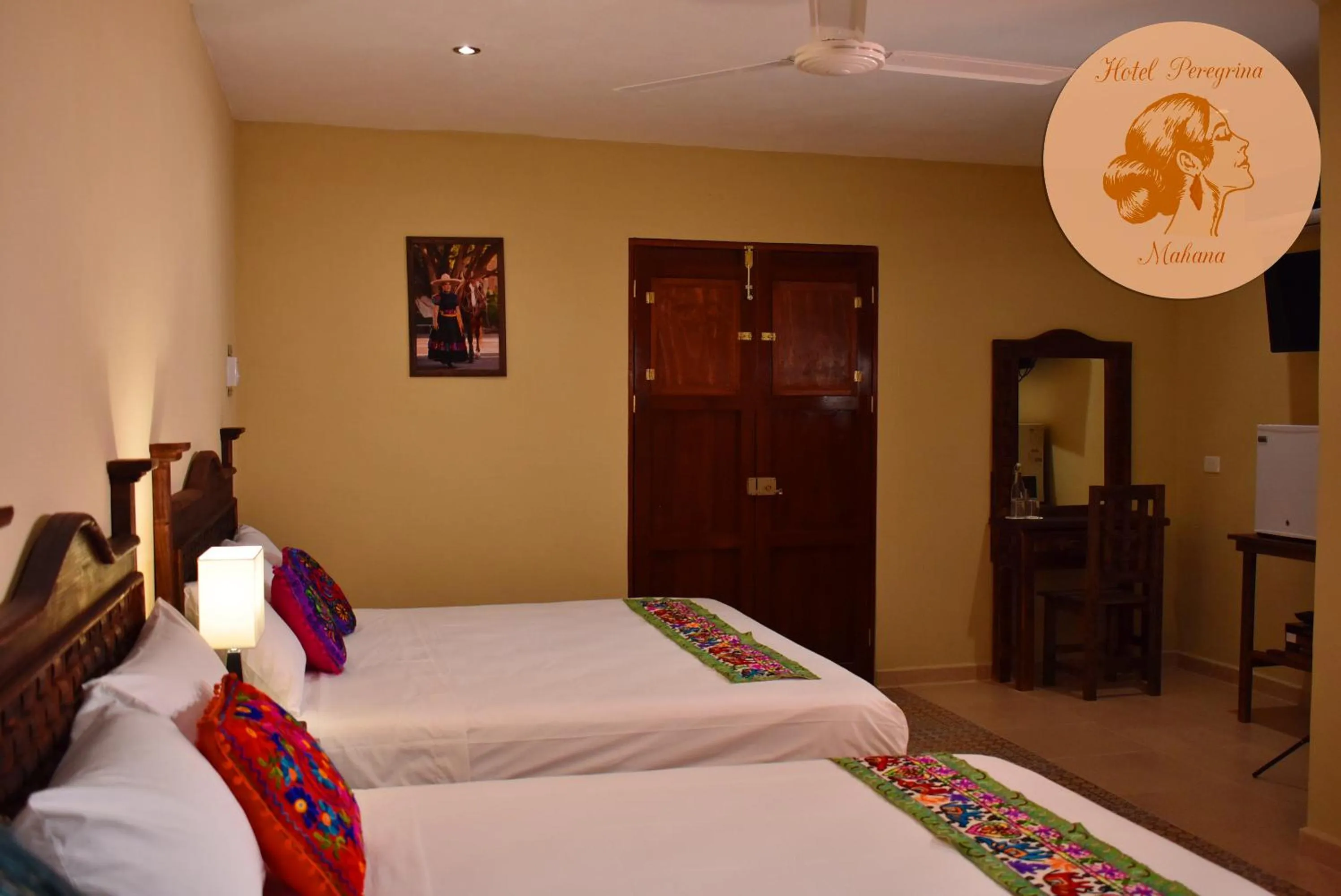 Bed in Hotel Peregrina