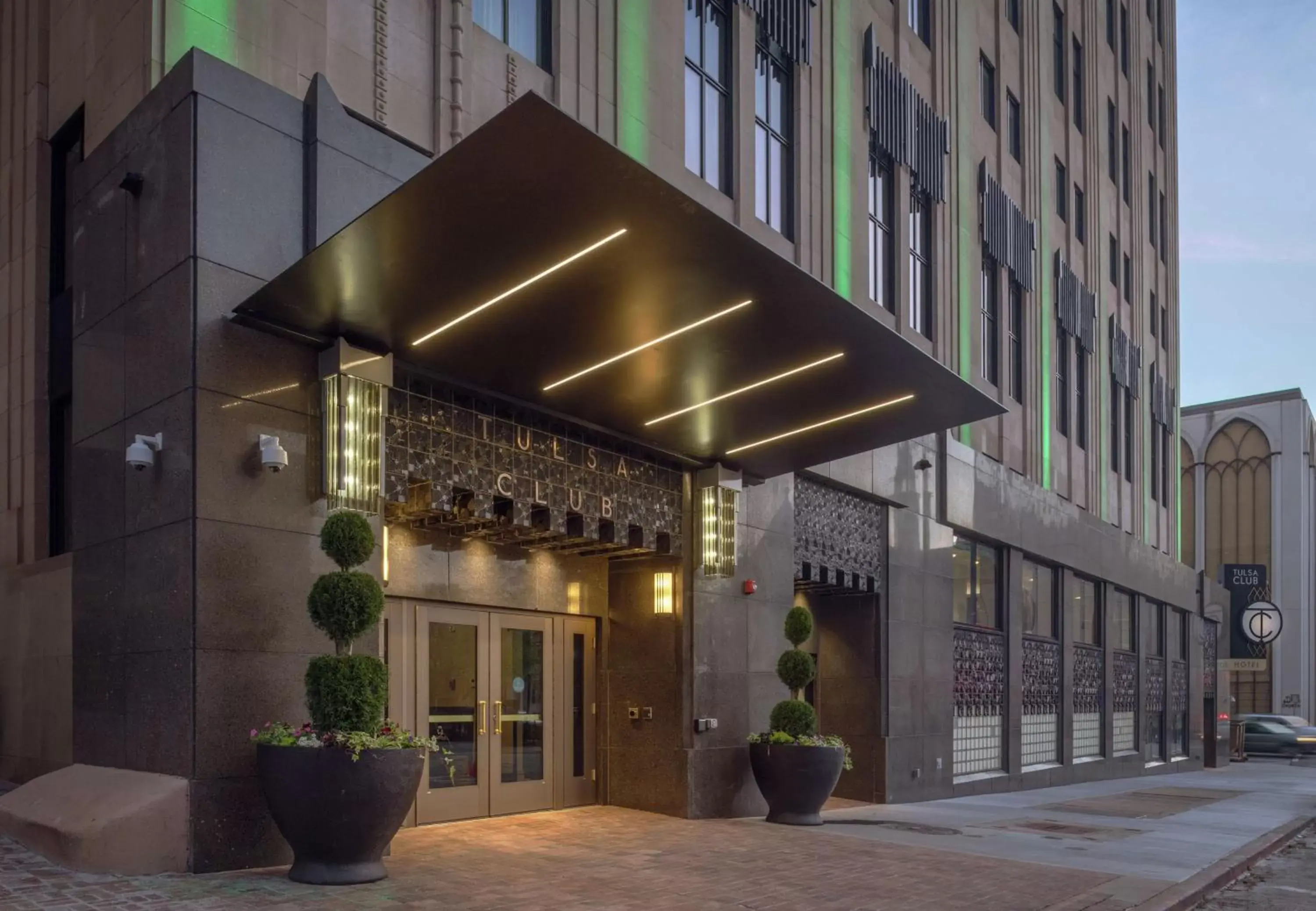 Property building in Tulsa Club Hotel Curio Collection By Hilton