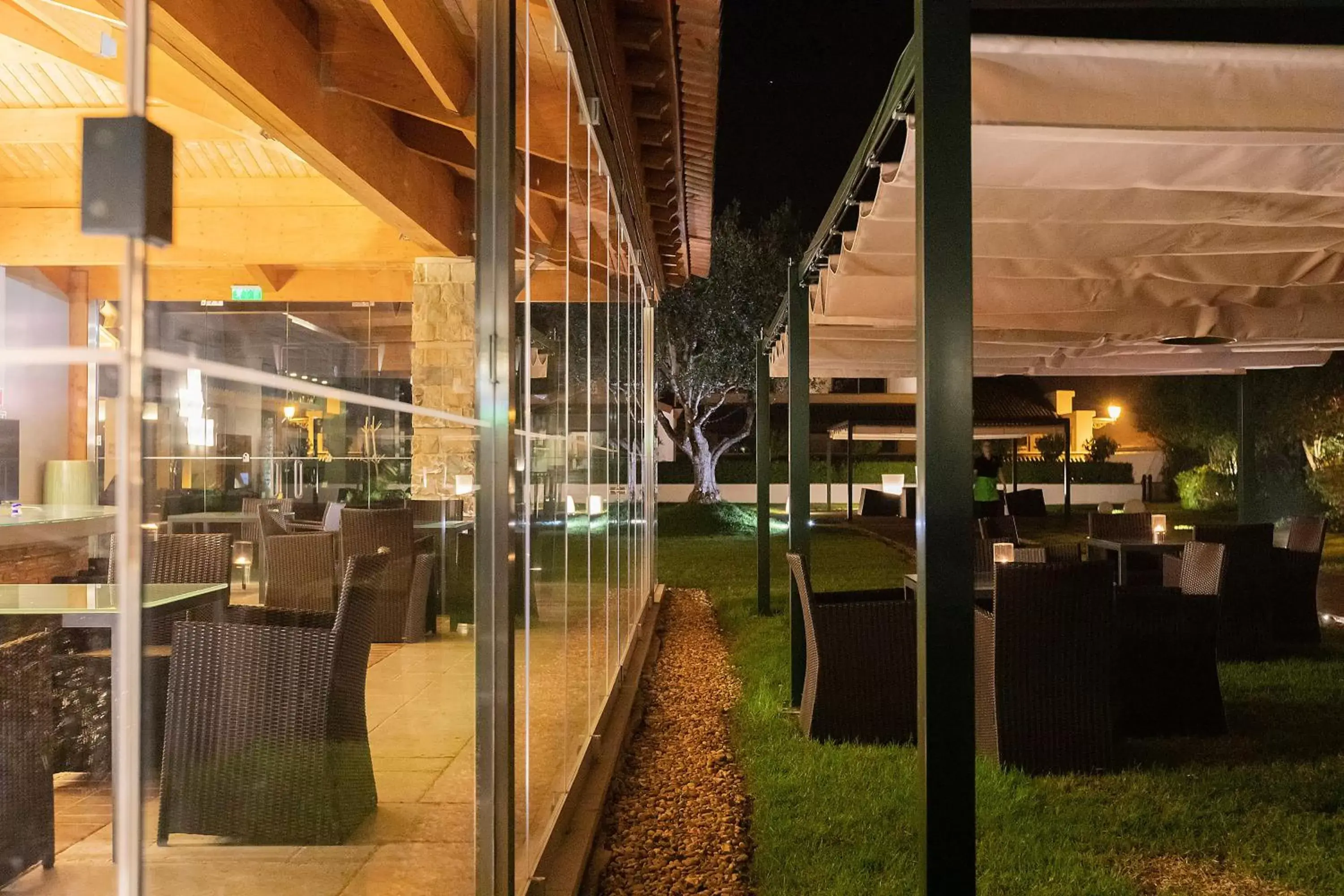 Patio in Hotel Lusitano