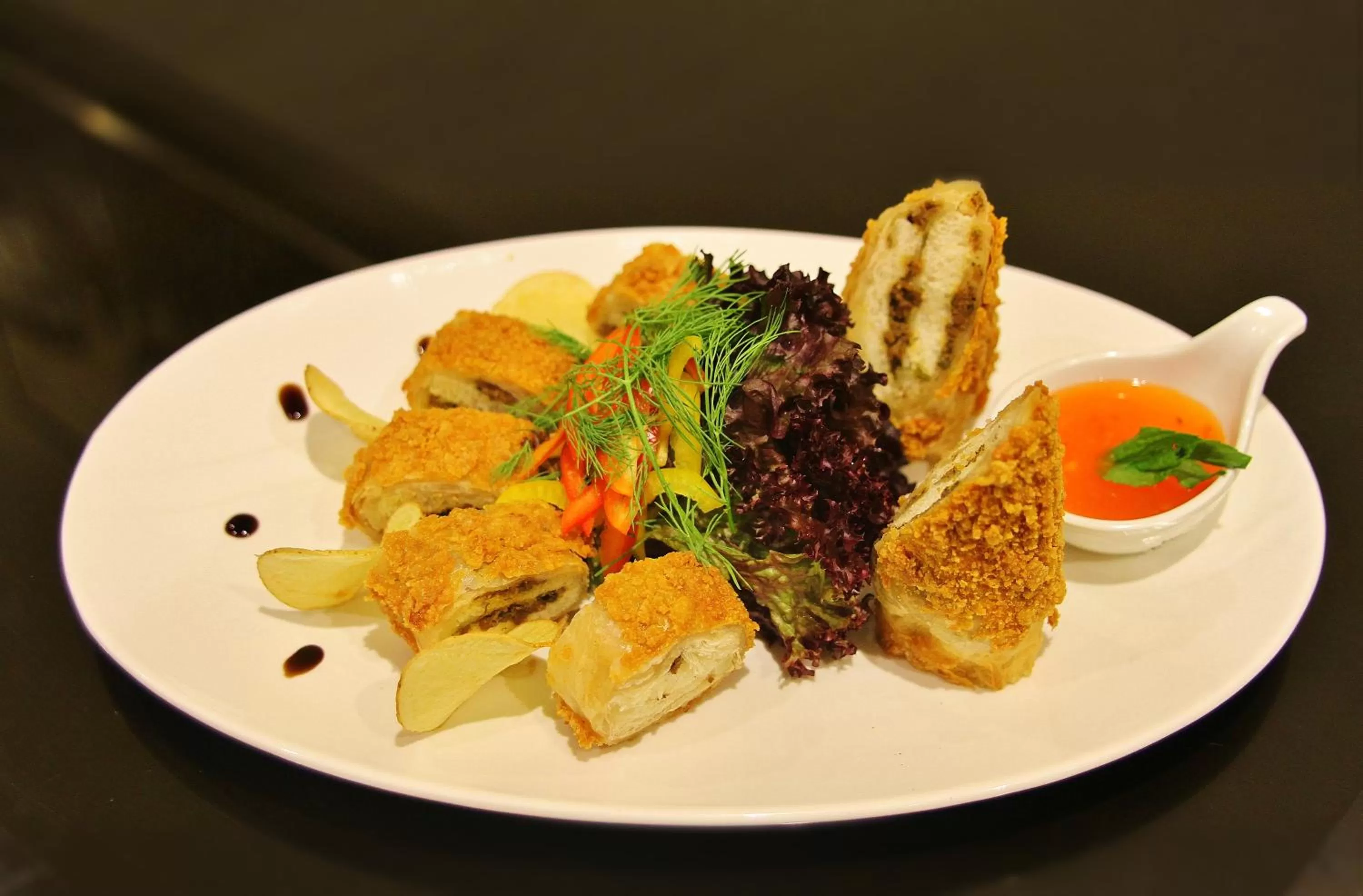 Food close-up in Carawan Al Fahad Hotel