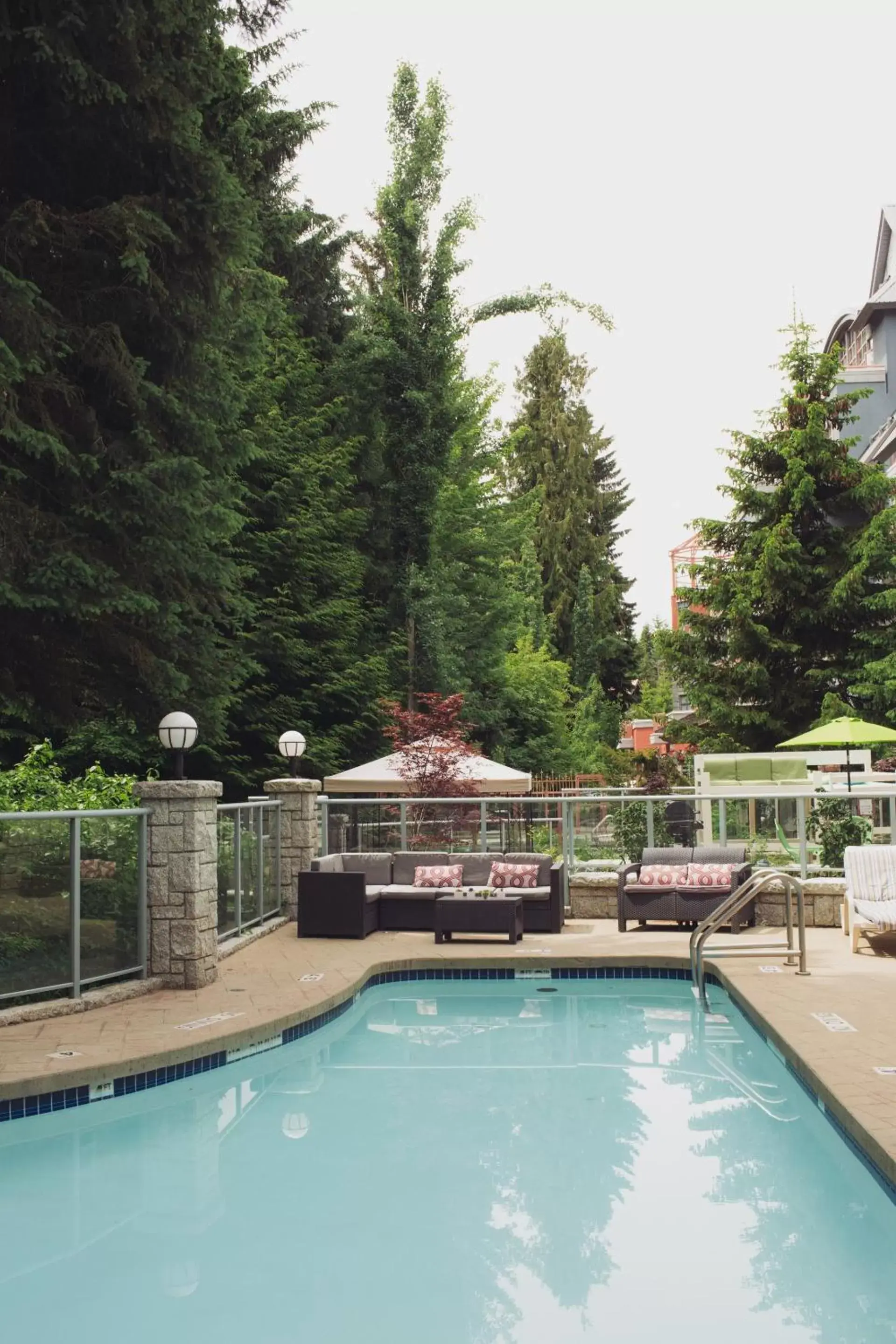 Swimming Pool in Summit Lodge Boutique Hotel Whistler