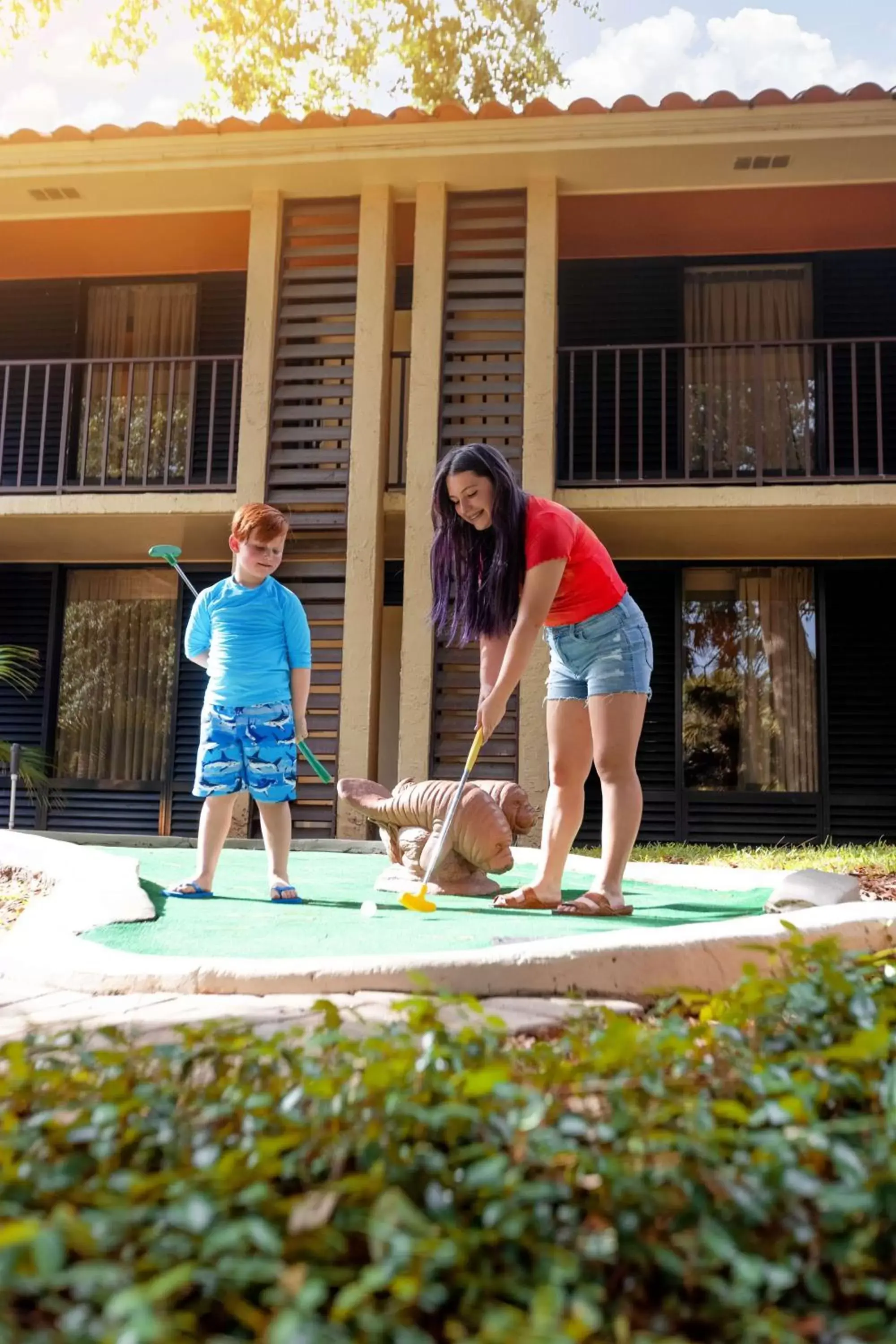 Golfcourse in DoubleTree by Hilton Hotel Orlando at SeaWorld