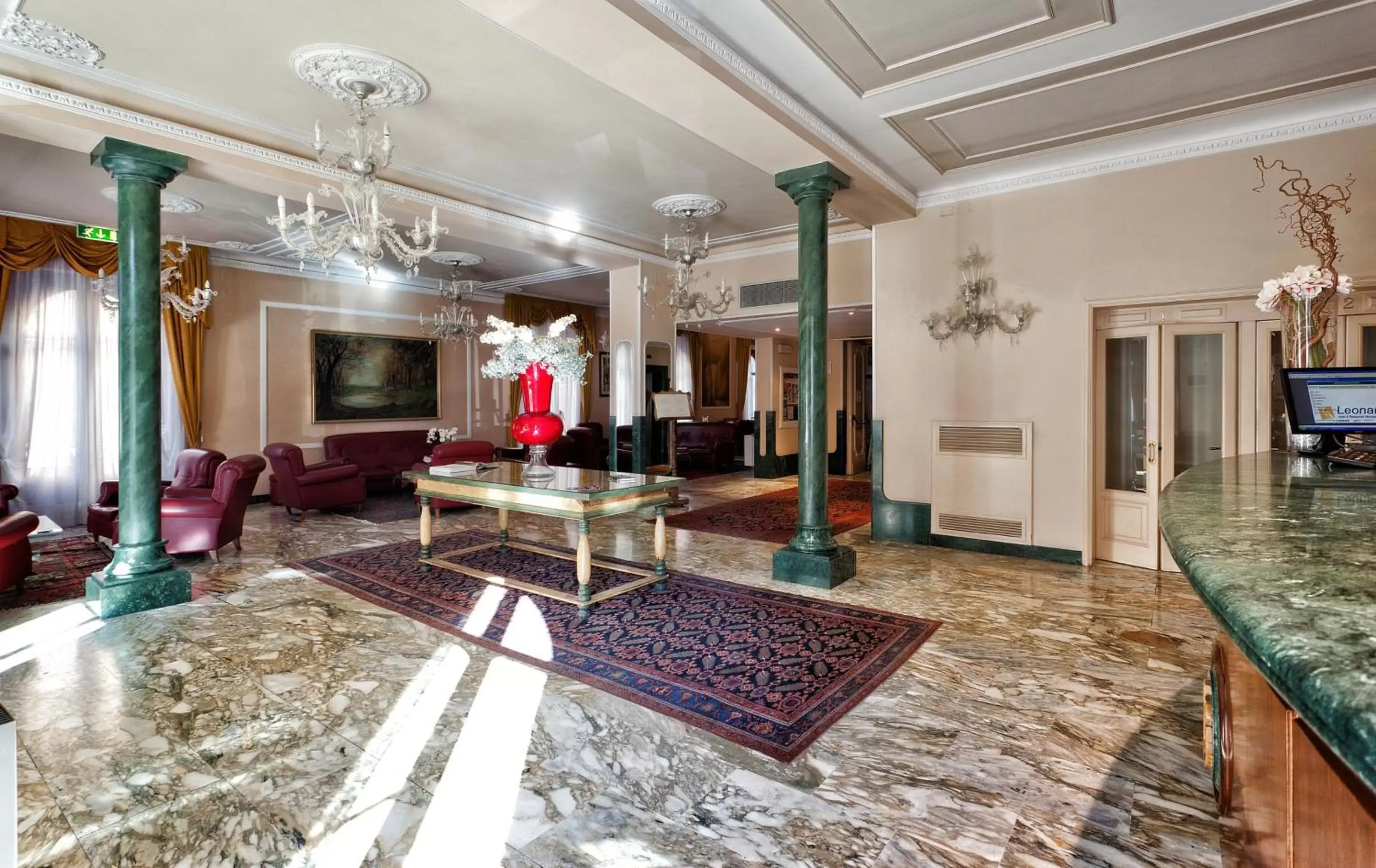 Lobby or reception in Hotel Ercolini & Savi