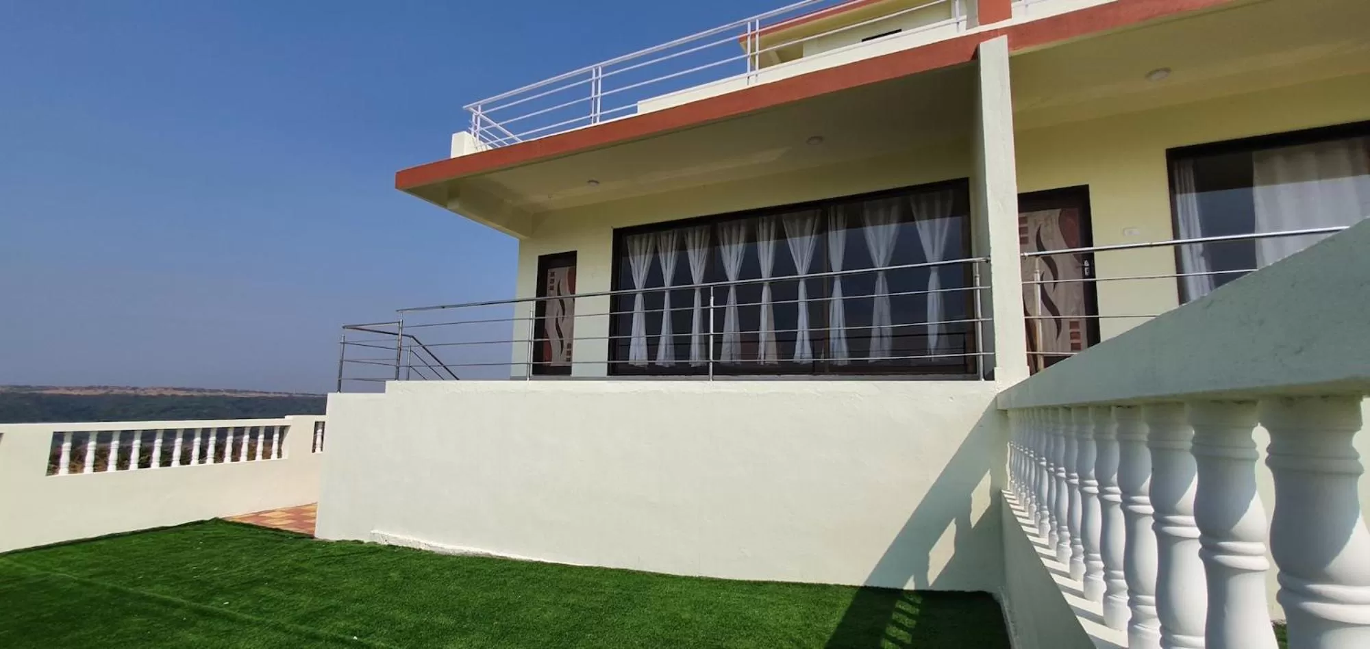 Facade/entrance in Mango Valley Resort Ganpatipule