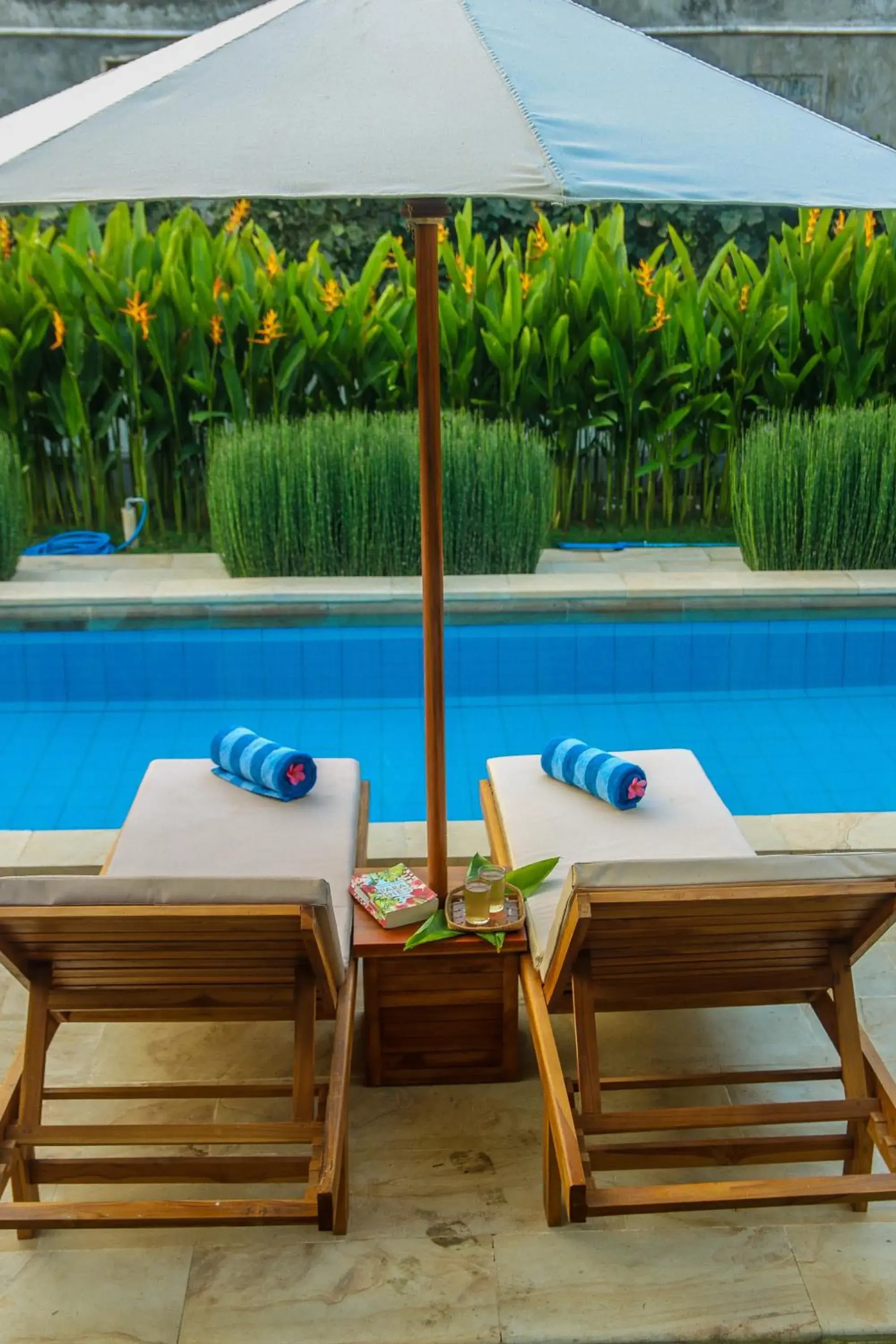 Patio, Swimming Pool in Cozy Cottages Lombok
