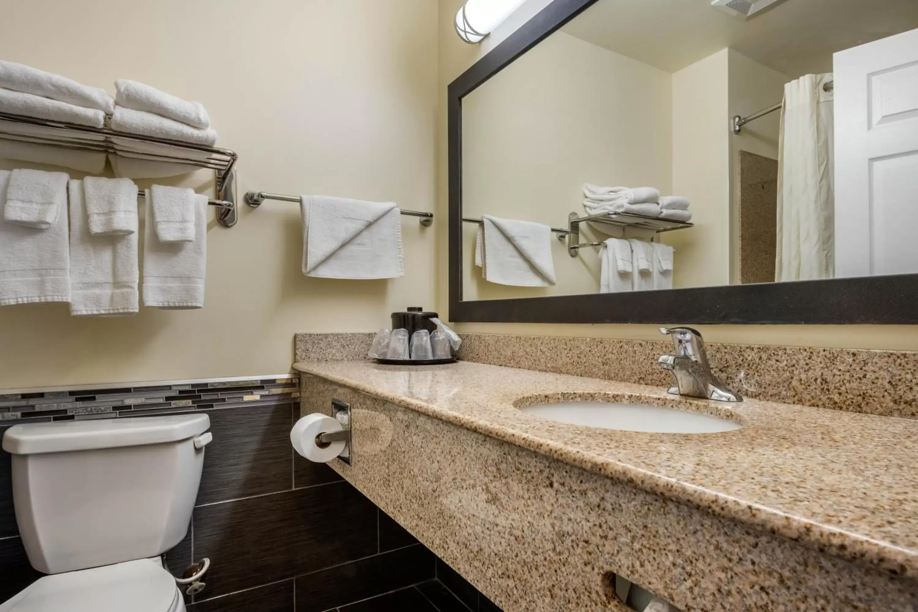 Bathroom in MainStay Suites Grantville