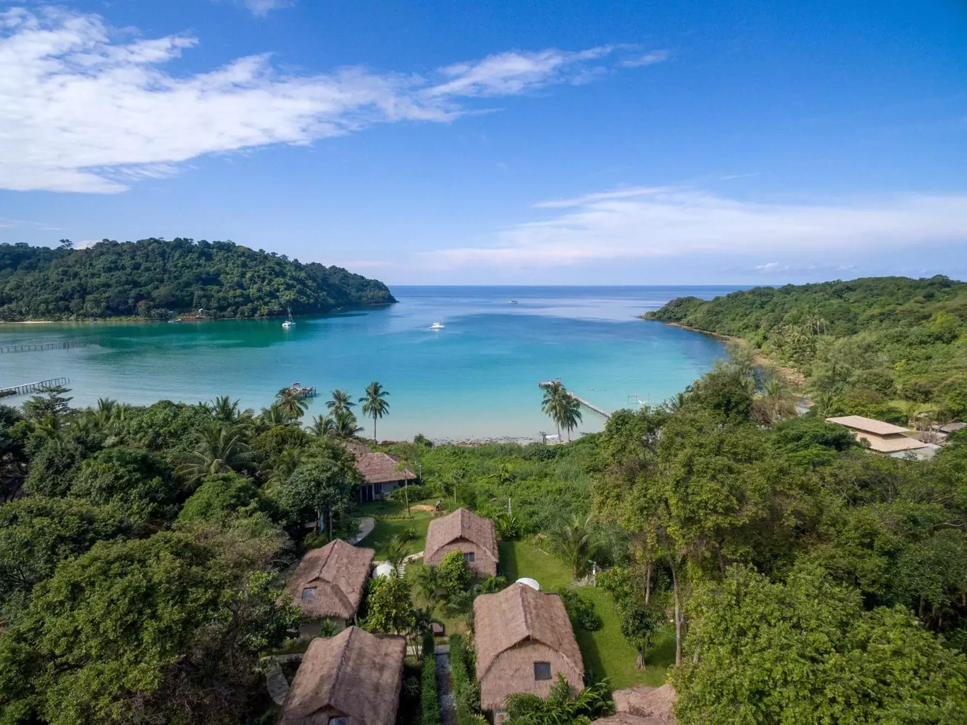 Natural landscape, Bird's-eye View in The Beach Natural Resort Koh Kood