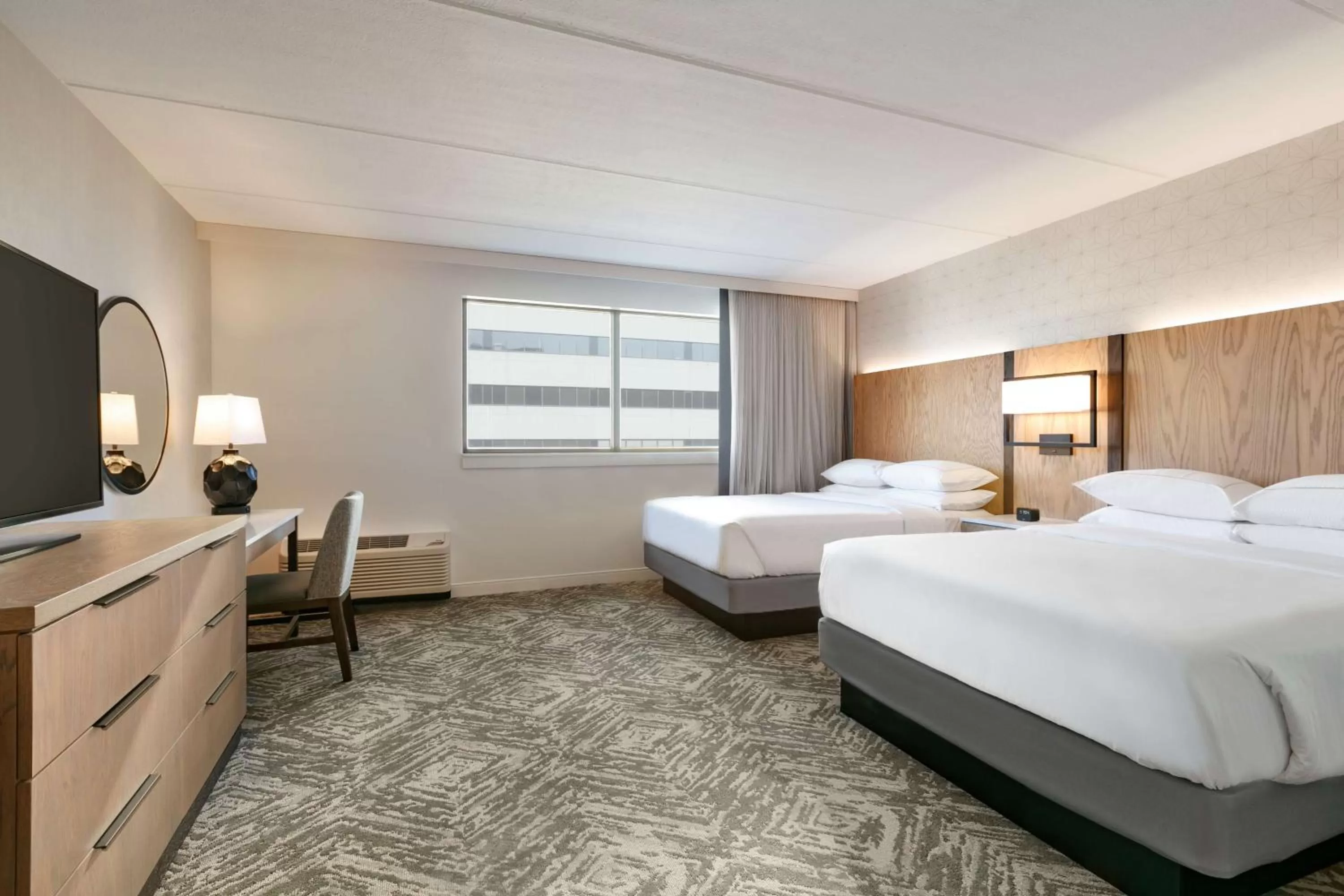 Bed in DoubleTree by Hilton Canton Downtown