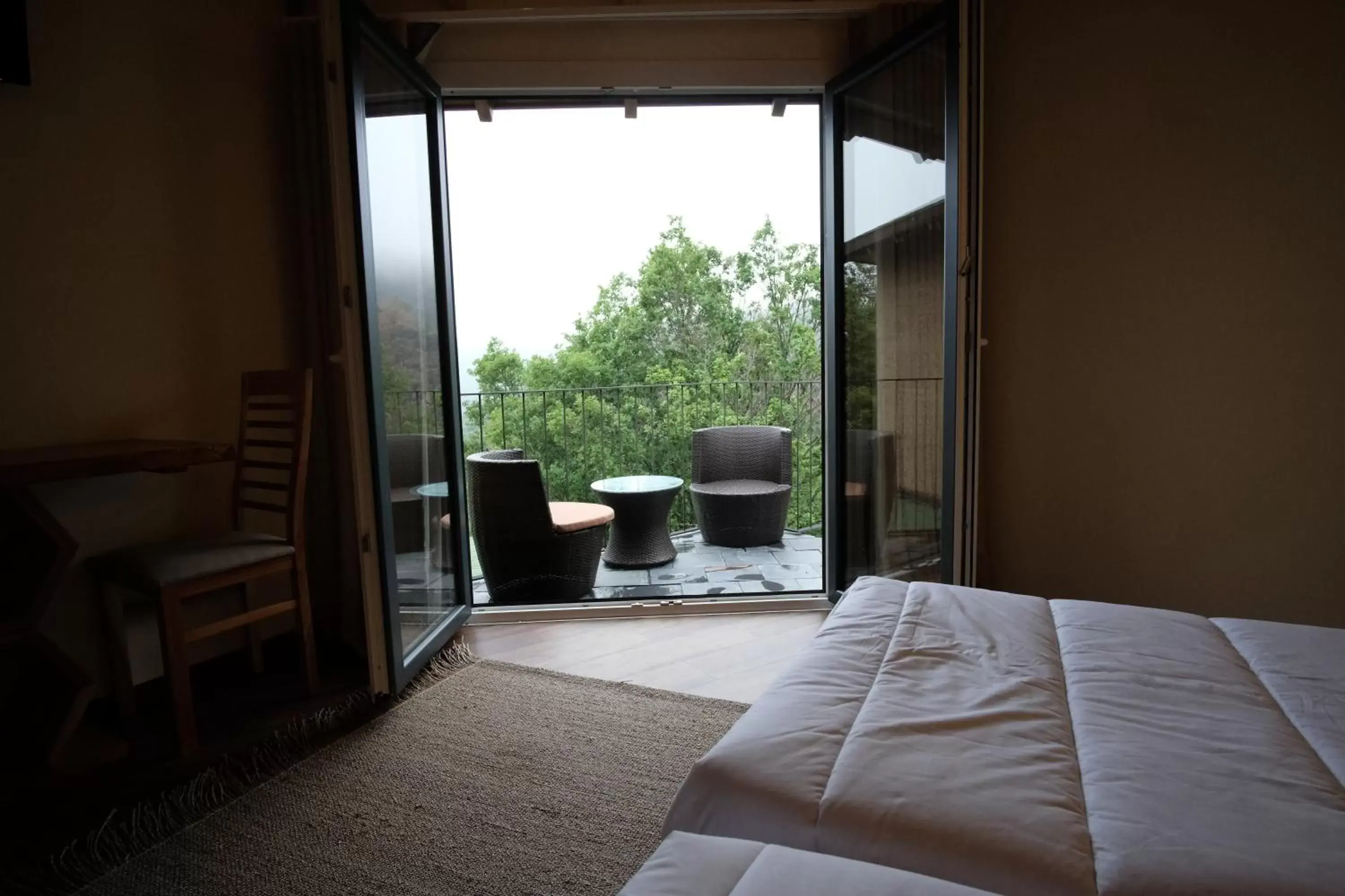 Balcony/Terrace in Eco-Bungalow