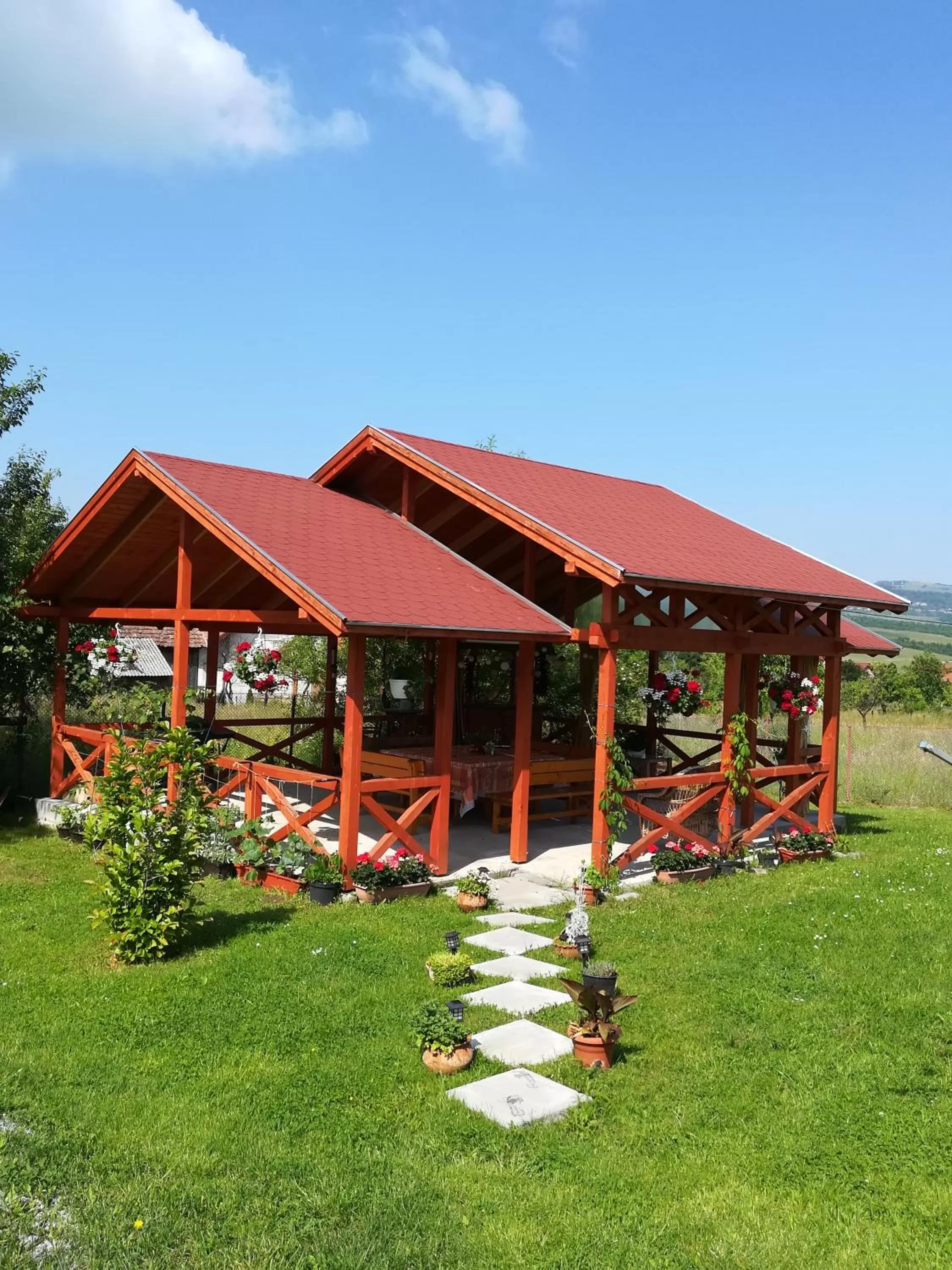 Garden, Property Building in Nárcisz B&B