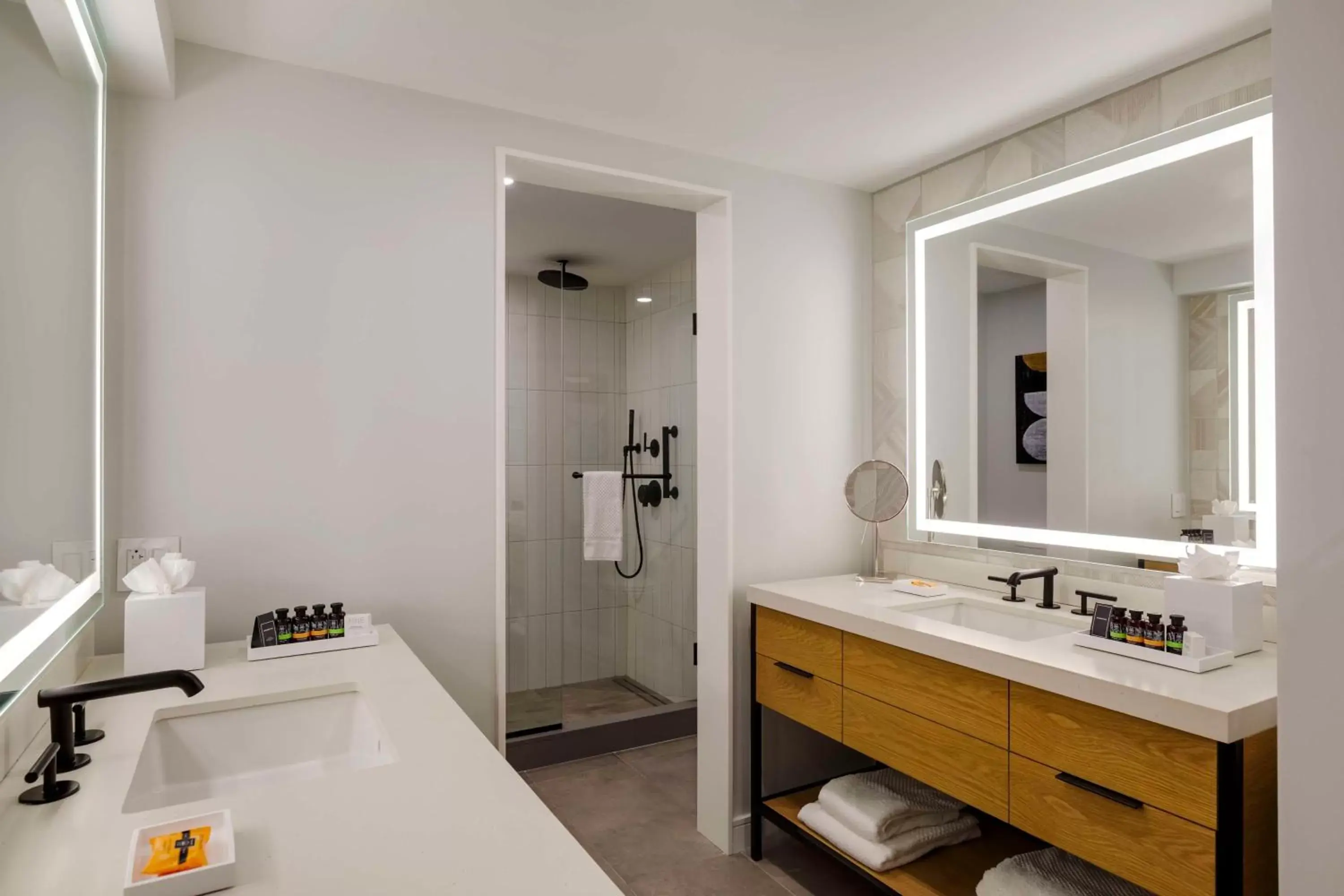 Bathroom in Canopy By Hilton Portland Waterfront Bathroom in Canopy By Hilton Portland Waterfront