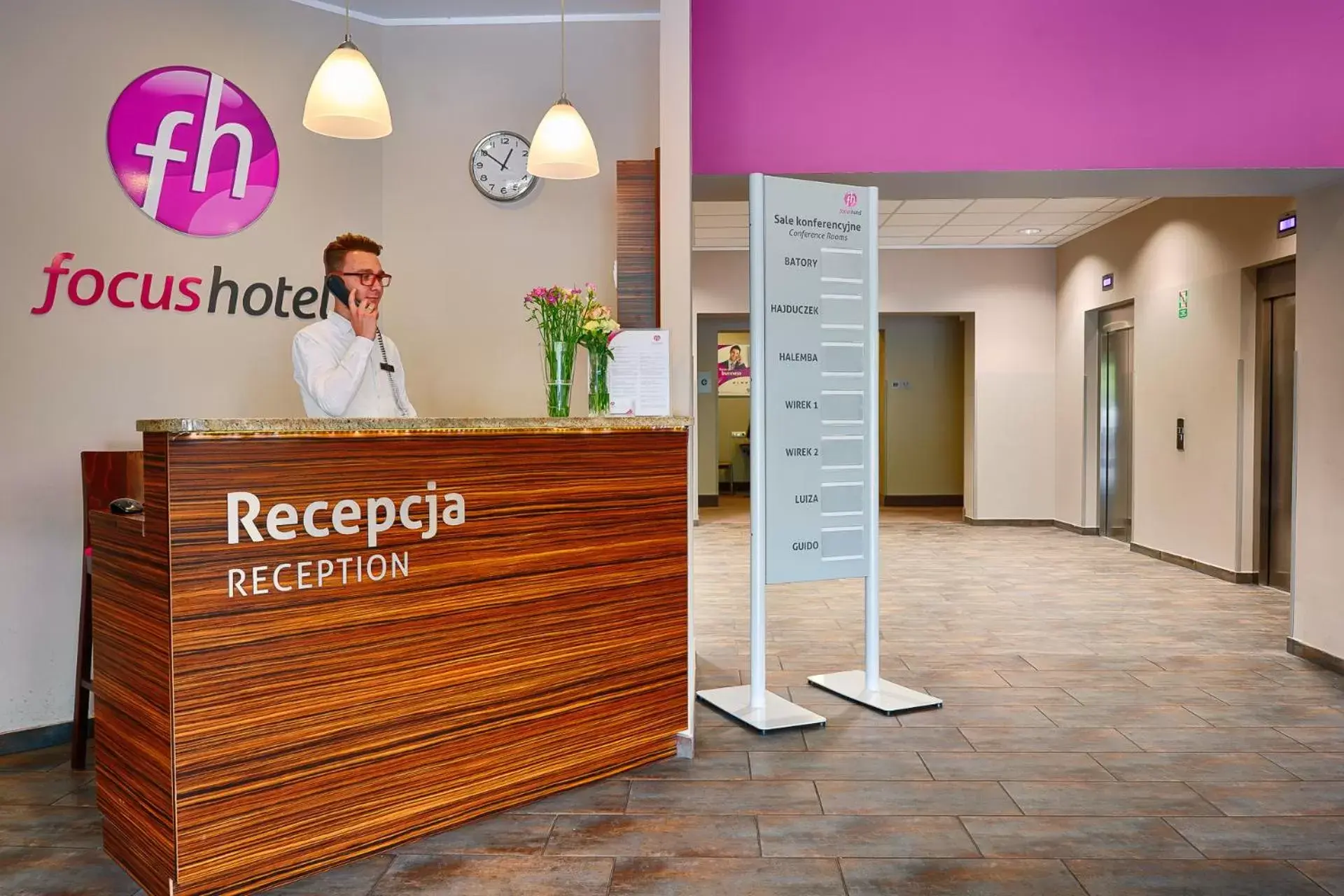 Lobby or reception, Property Logo/Sign in Focus Hotel Katowice Chorzów