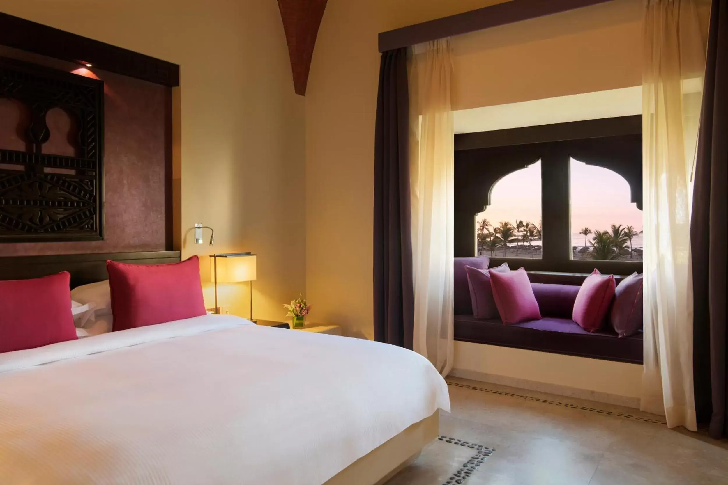 Bed in Salalah Rotana Resort