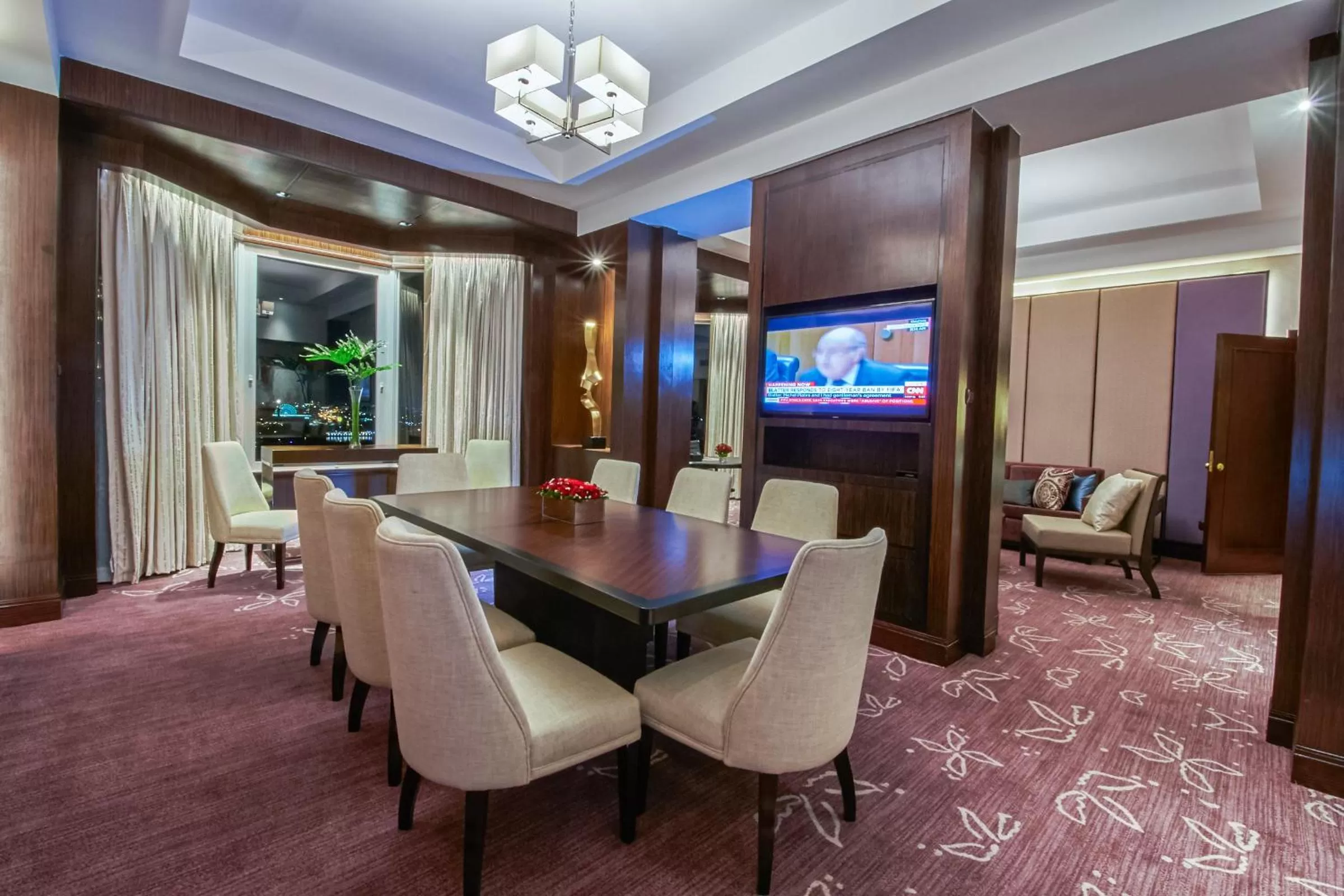 Night in Diamond Hotel Philippines