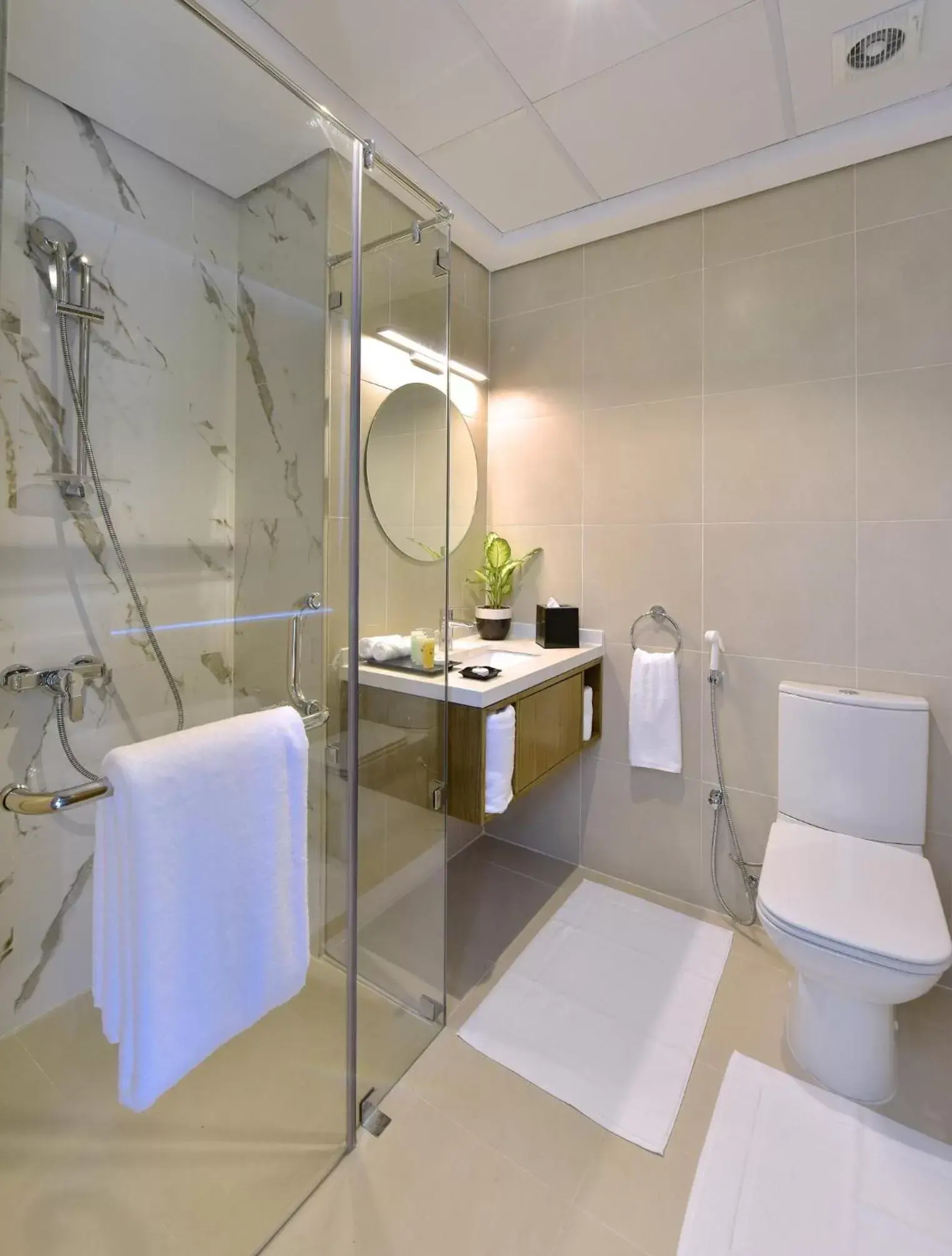 Shower, Bathroom in Swiss-Belresidences Juffair