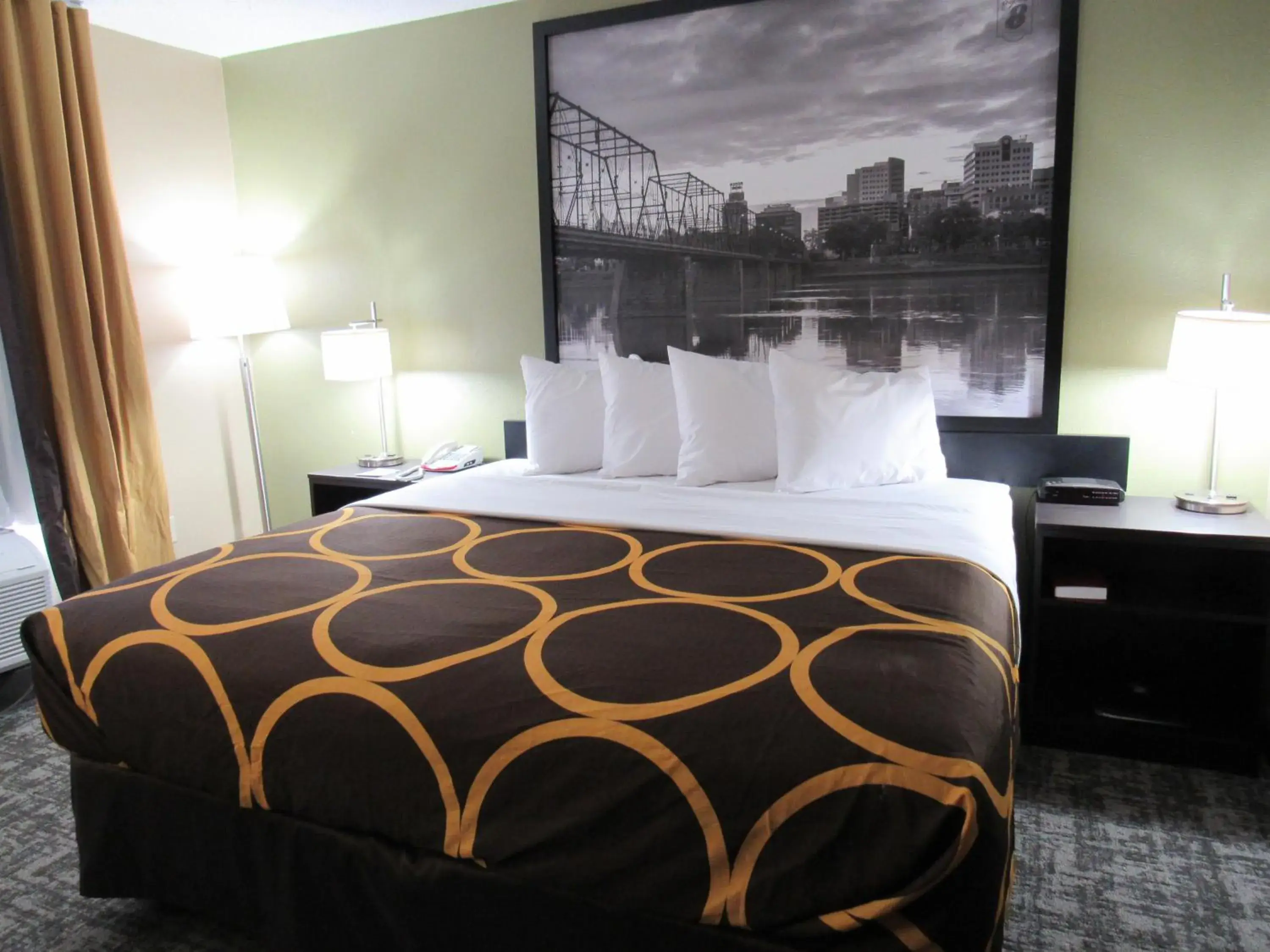 Bed in Super 8 by Wyndham New Cumberland