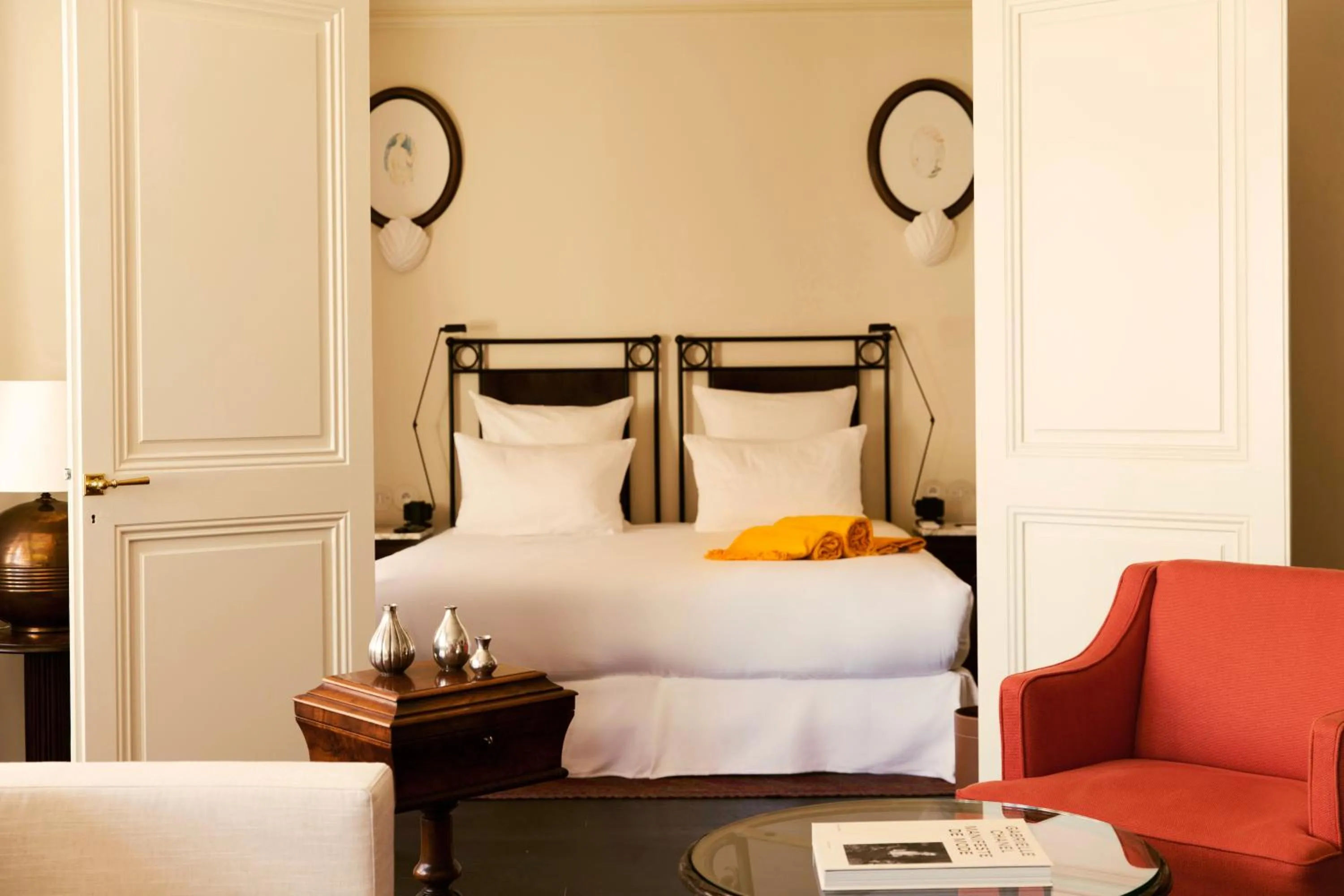 Bedroom, Bed in Hotel la Ponche