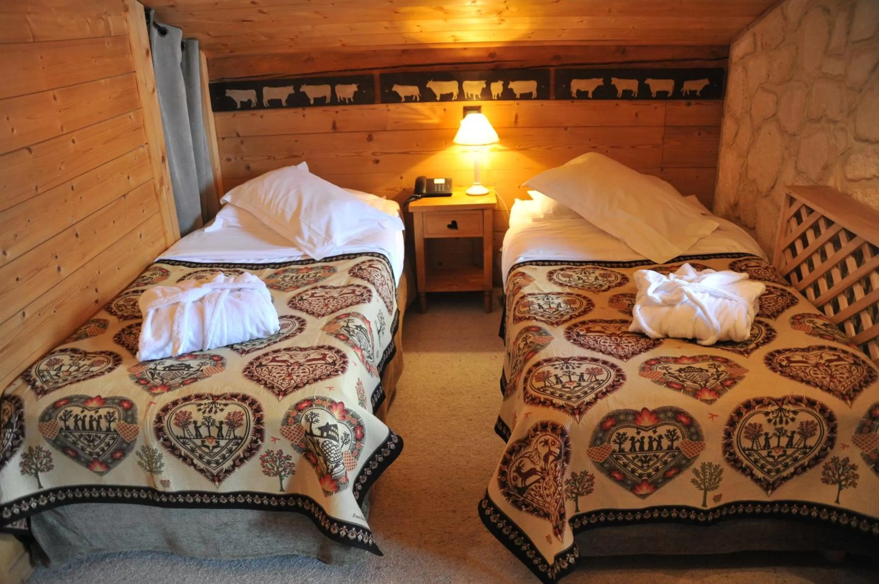 Bed in Hôtel Chalet Alpage